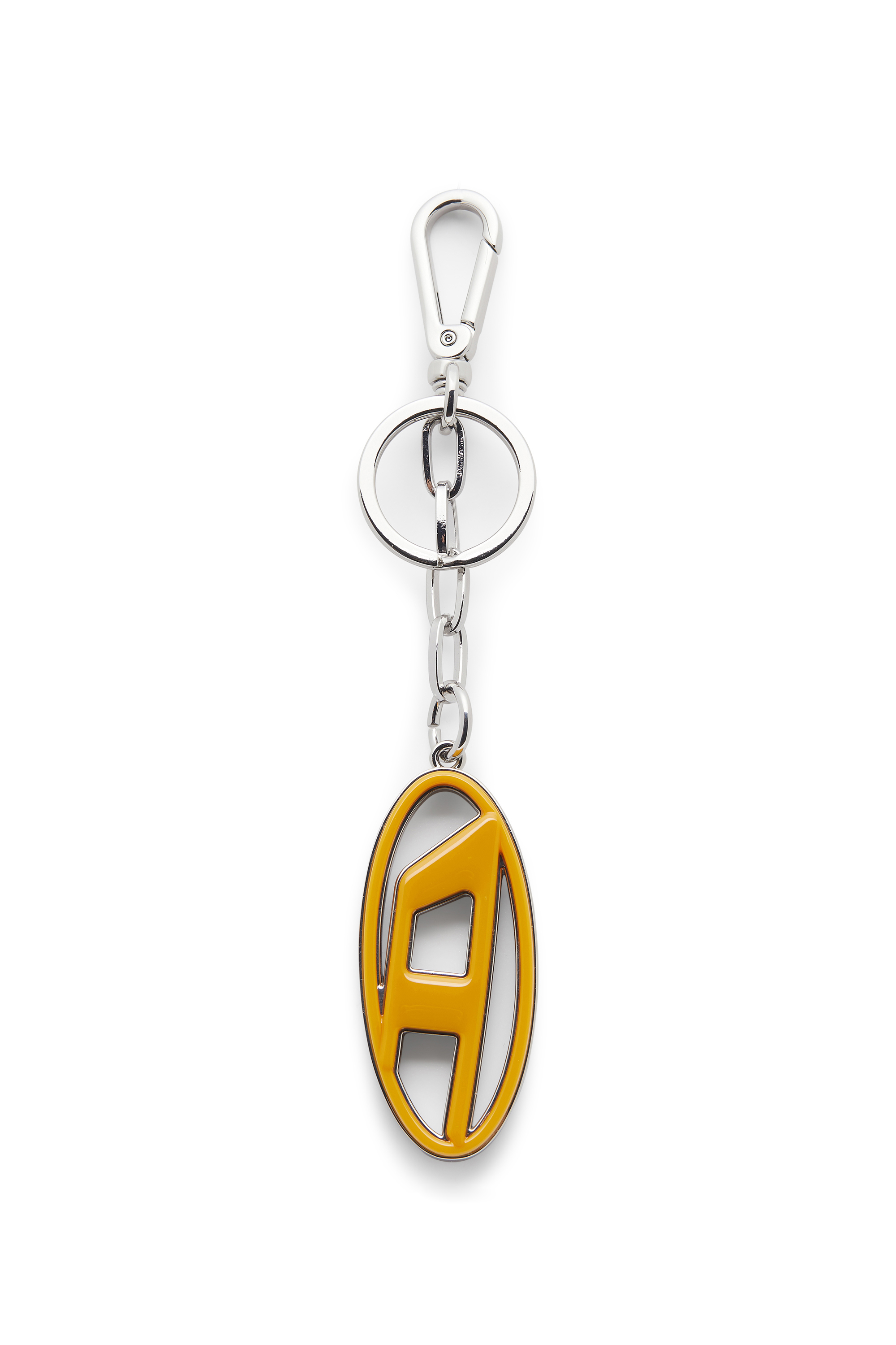 Diesel - CAGE-D LAYER, Porte-cl&eacute;s Oval D en m&eacute;tal et r&eacute;sine Homme in Polychrome - 1