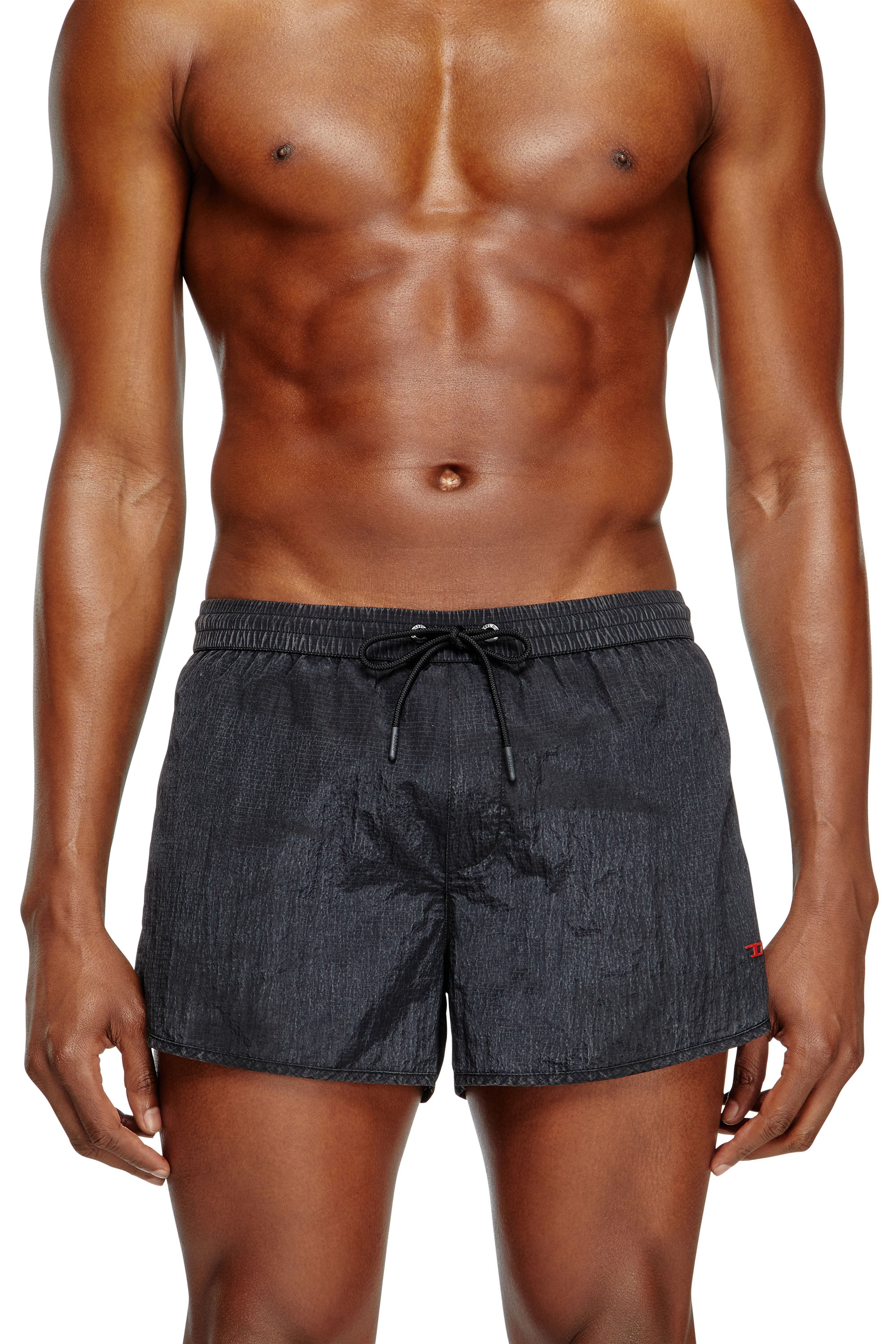 Diesel - OLIVER-30-D-POP, Short de bain en tissu indéchirable traité Homme in Noir - 2