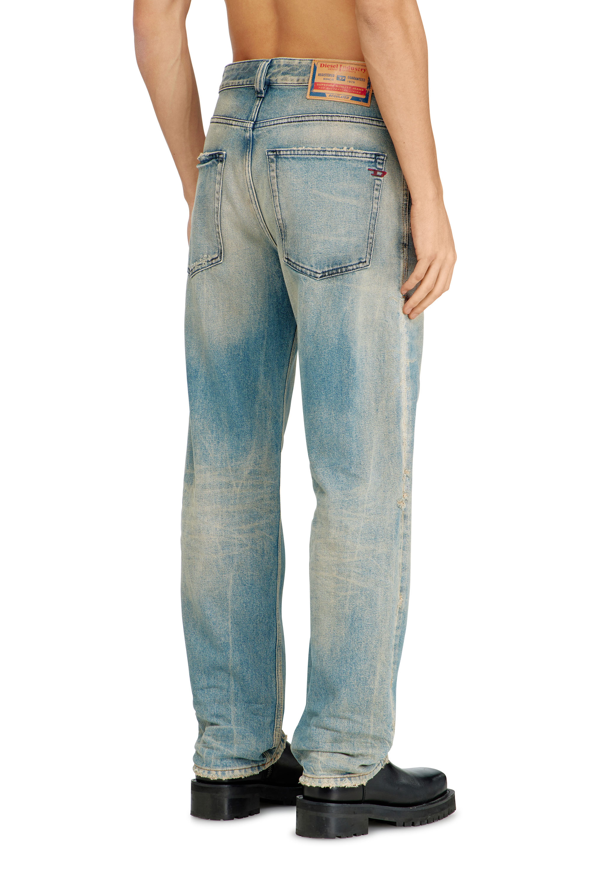 Diesel - Regular Jeans 2024 D-Macs 09N30 Homme, Bleu Clair - Image 4