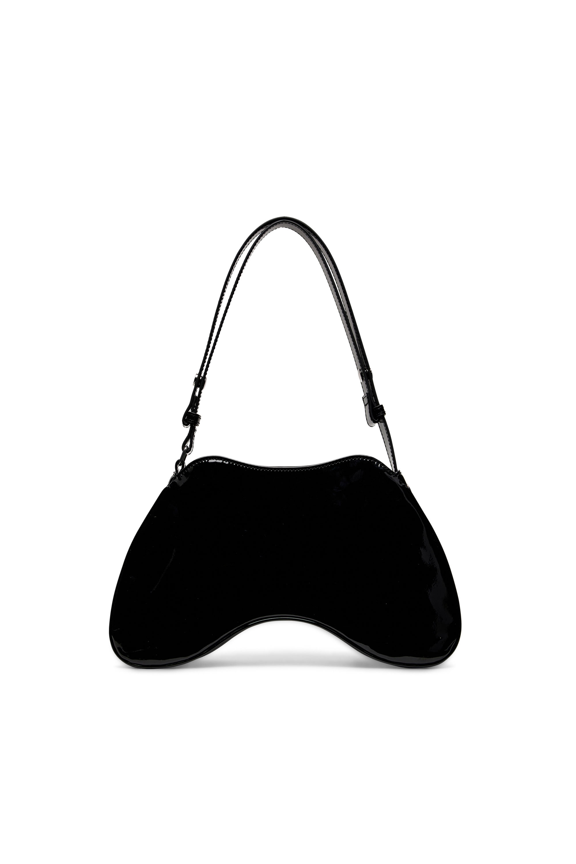 Diesel - PLAY SHOULDER, Damen Play-Glänzende Schultertasche in Schwarz - 2