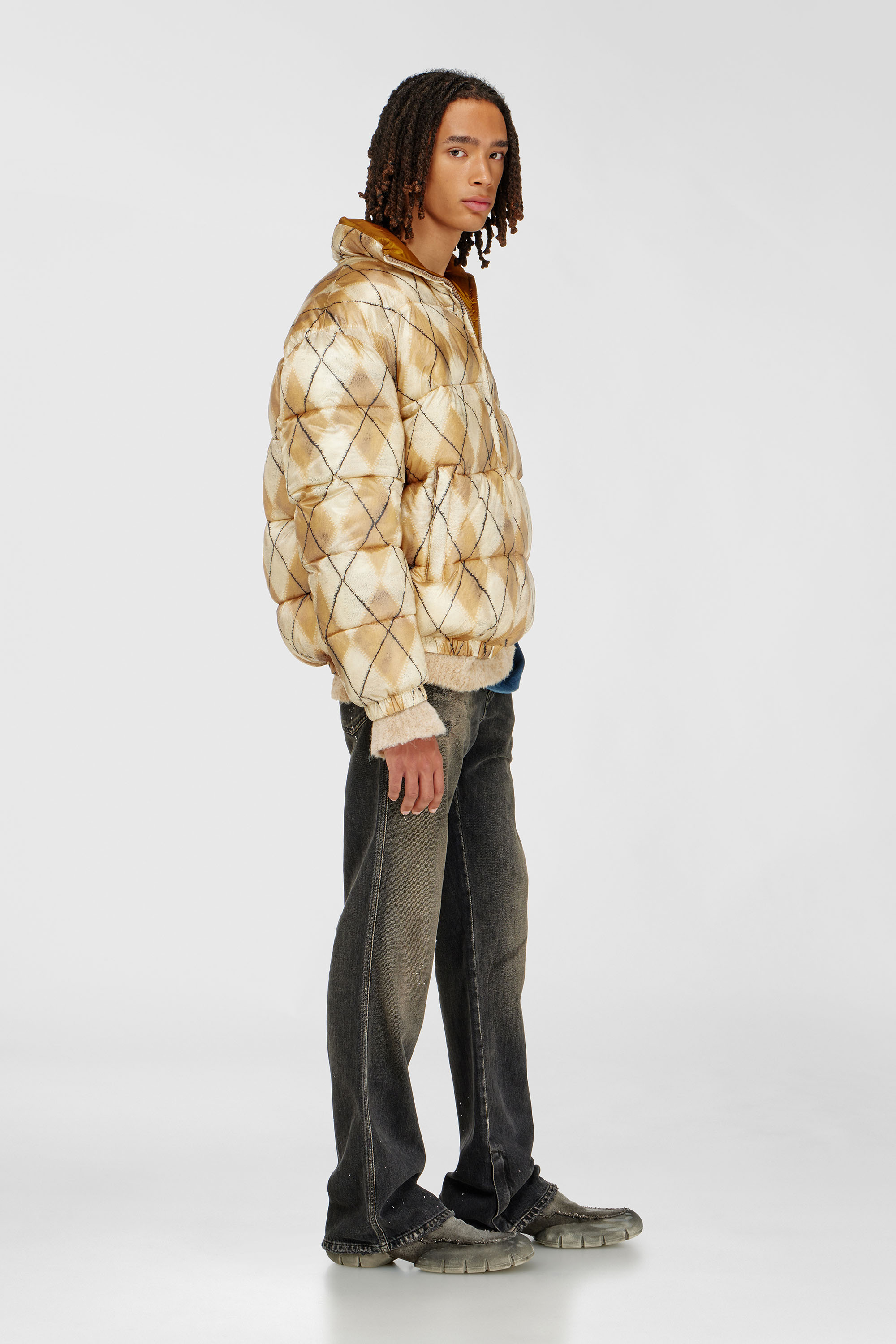 Diesel - Bootcut Jeans 1998 D-Buck 09P64 Uomo, Nero/Grigio scuro - Image 2