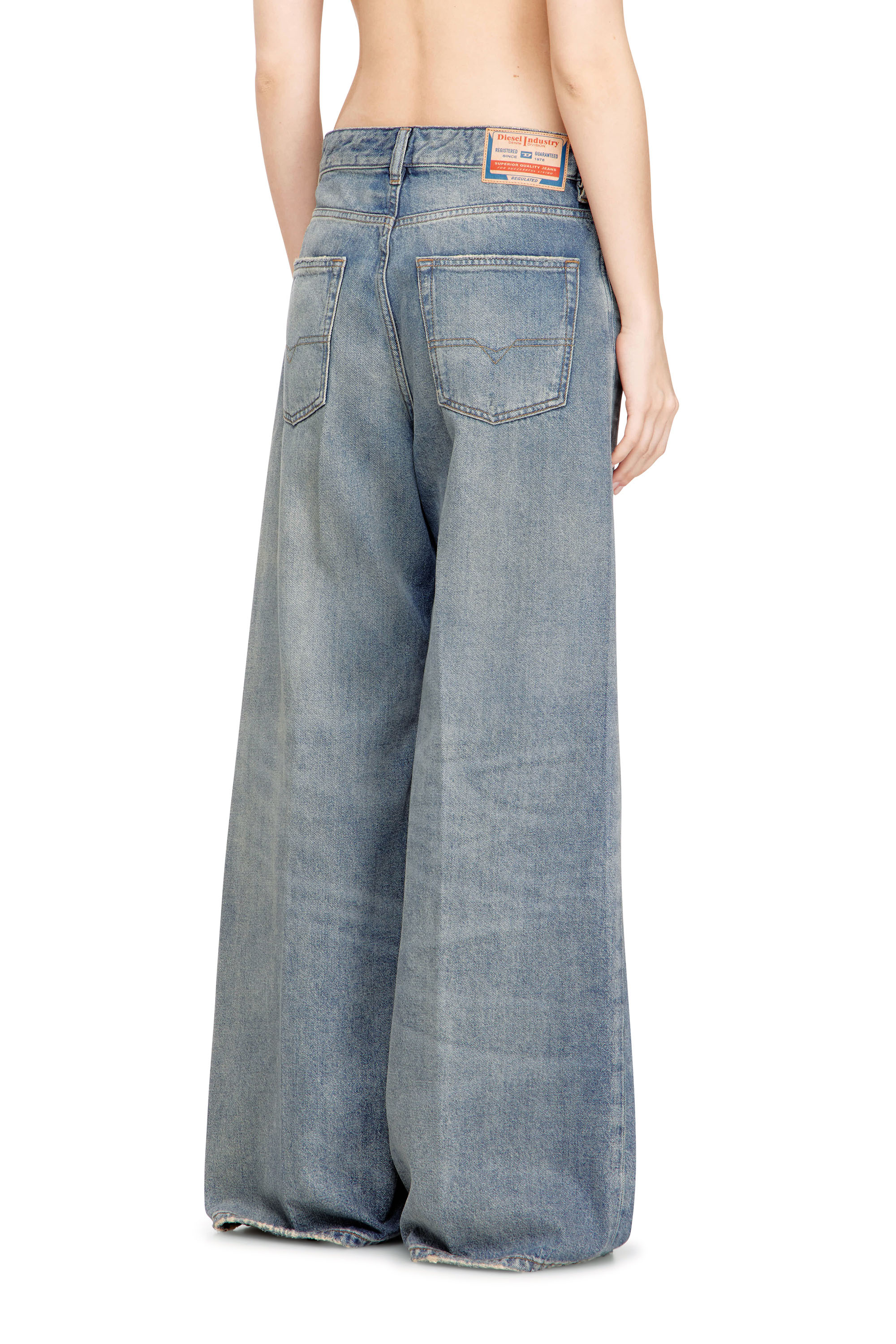 Diesel - Relaxed Jeans 1996 D-Sire 0BEBL Femme, Bleu moyen - Image 4