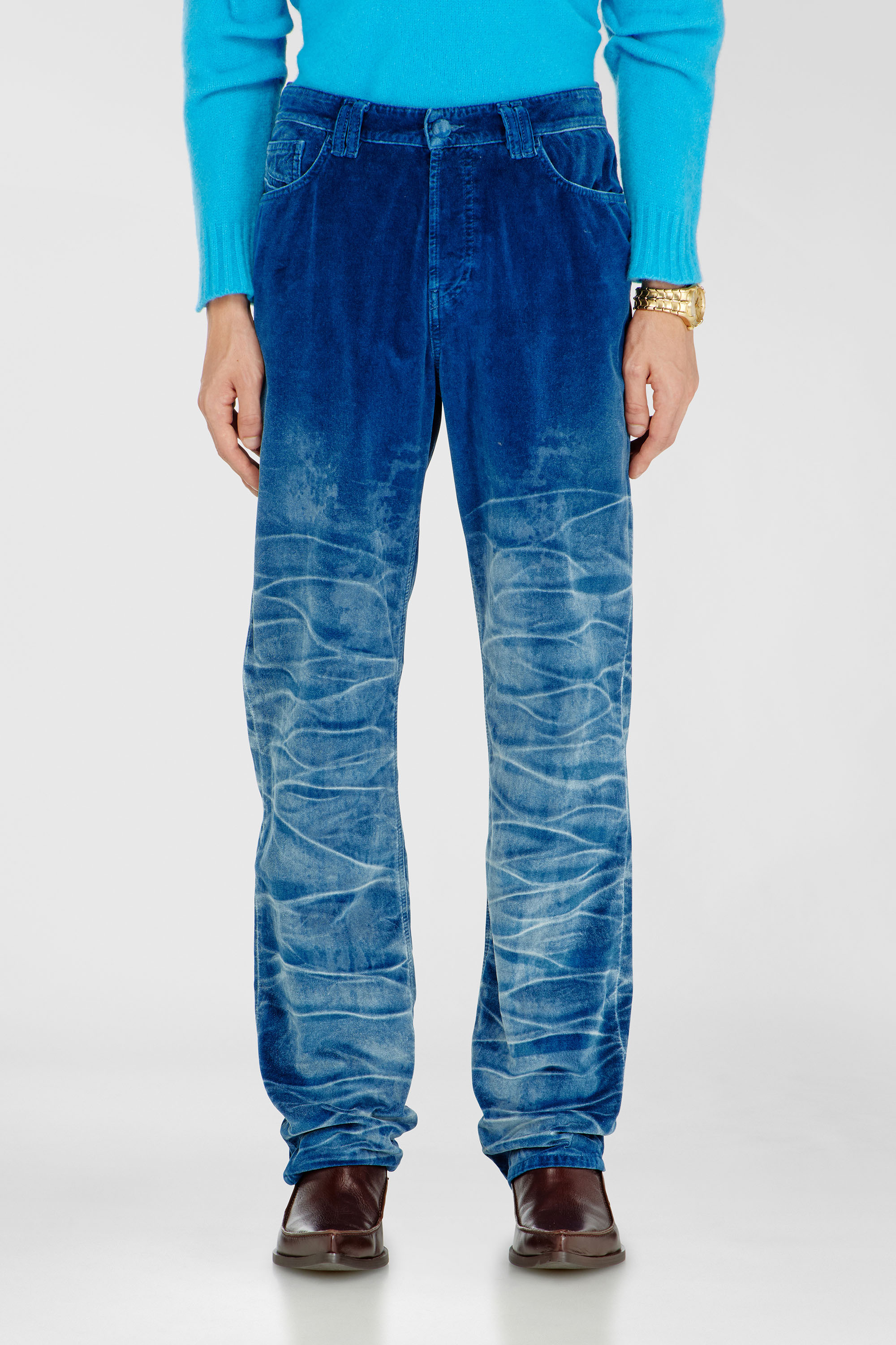Diesel - Regular Jeans 1991 D-Voeed 003PF Homme, Bleu Fonc&eacute; - Image 4