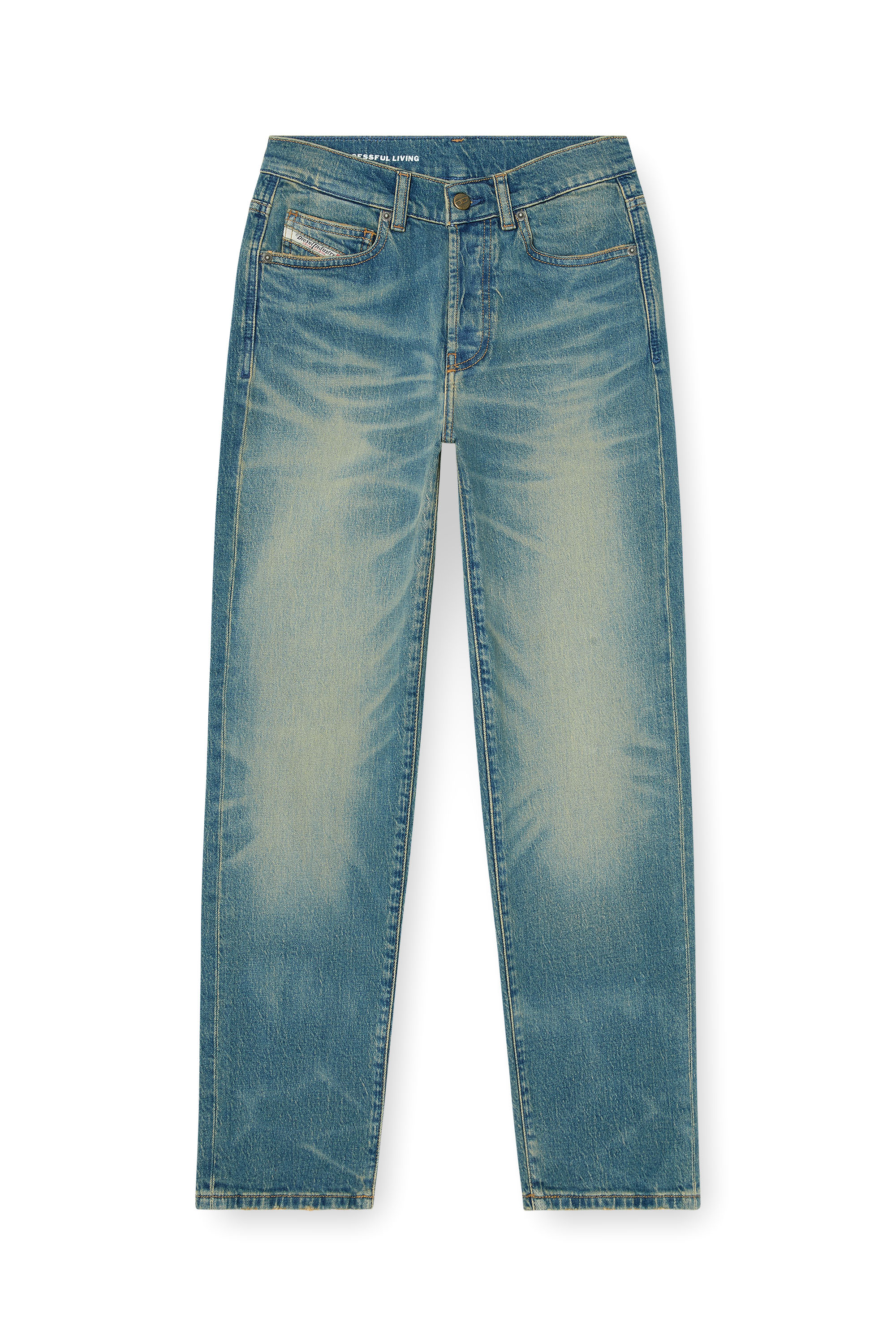 Diesel - Regular Jeans 1981 D-Went 0KBBP Femme, Bleu moyen - Image 3