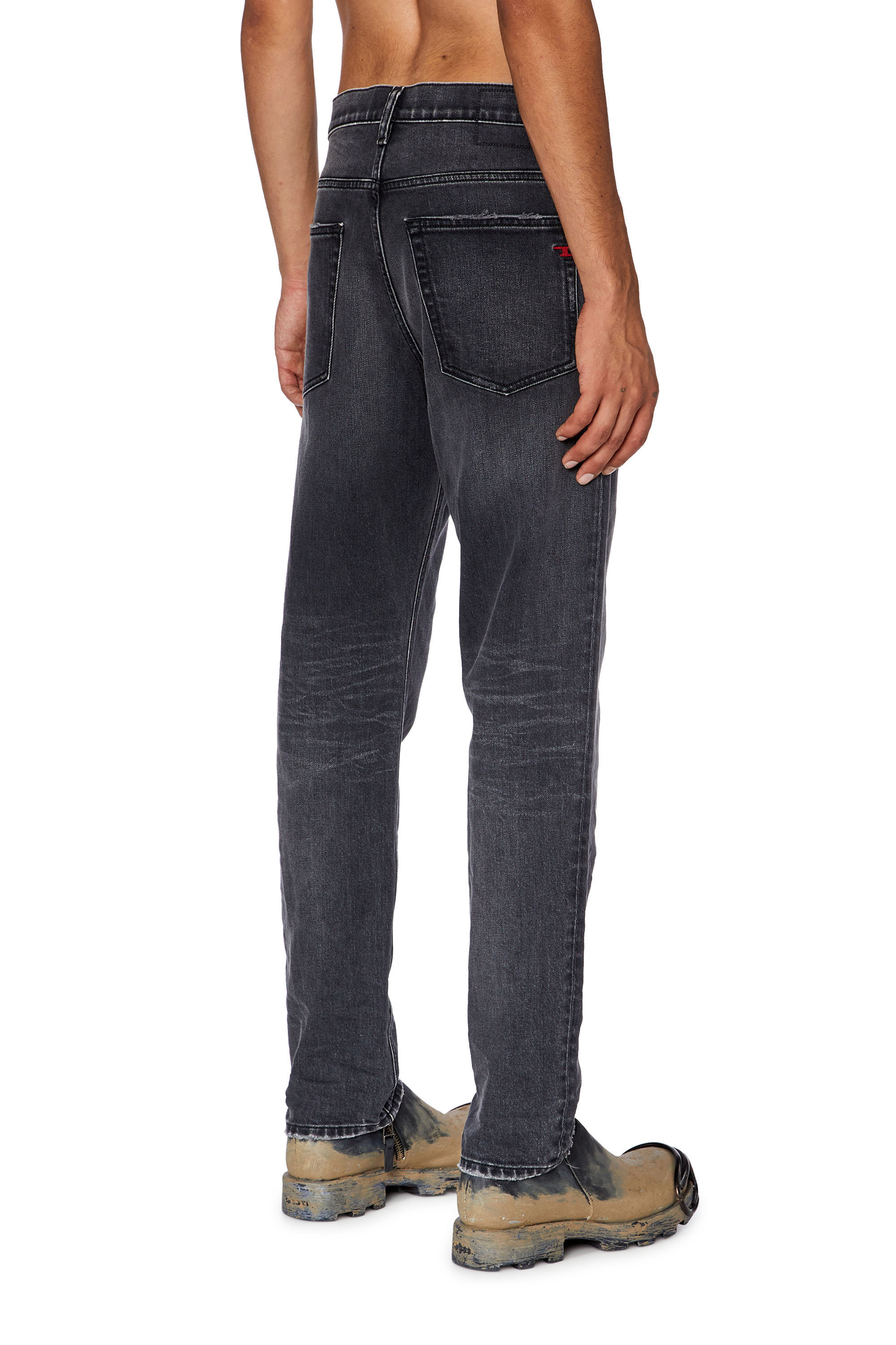 Diesel - Tapered Jeans 2005 D-Fining 09G19, Nero/Grigio scuro - Image 2