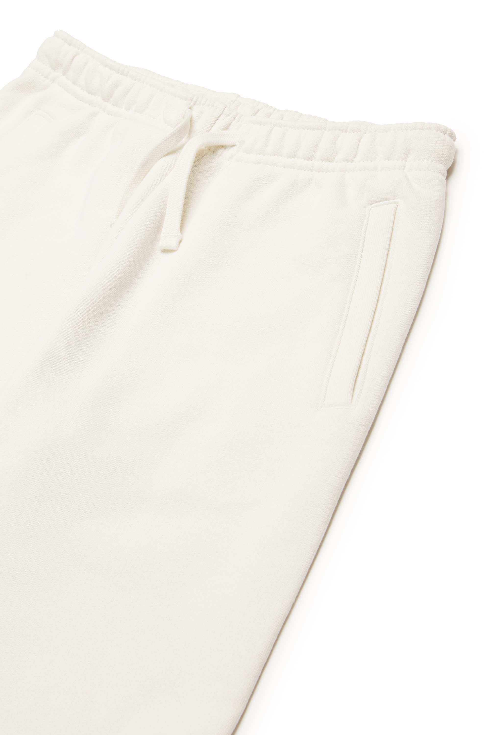 Diesel - PMARKIBIGOVAL, Uomo Pantaloni tuta con logo Oval D in rilievo in Bianco - Image 3
