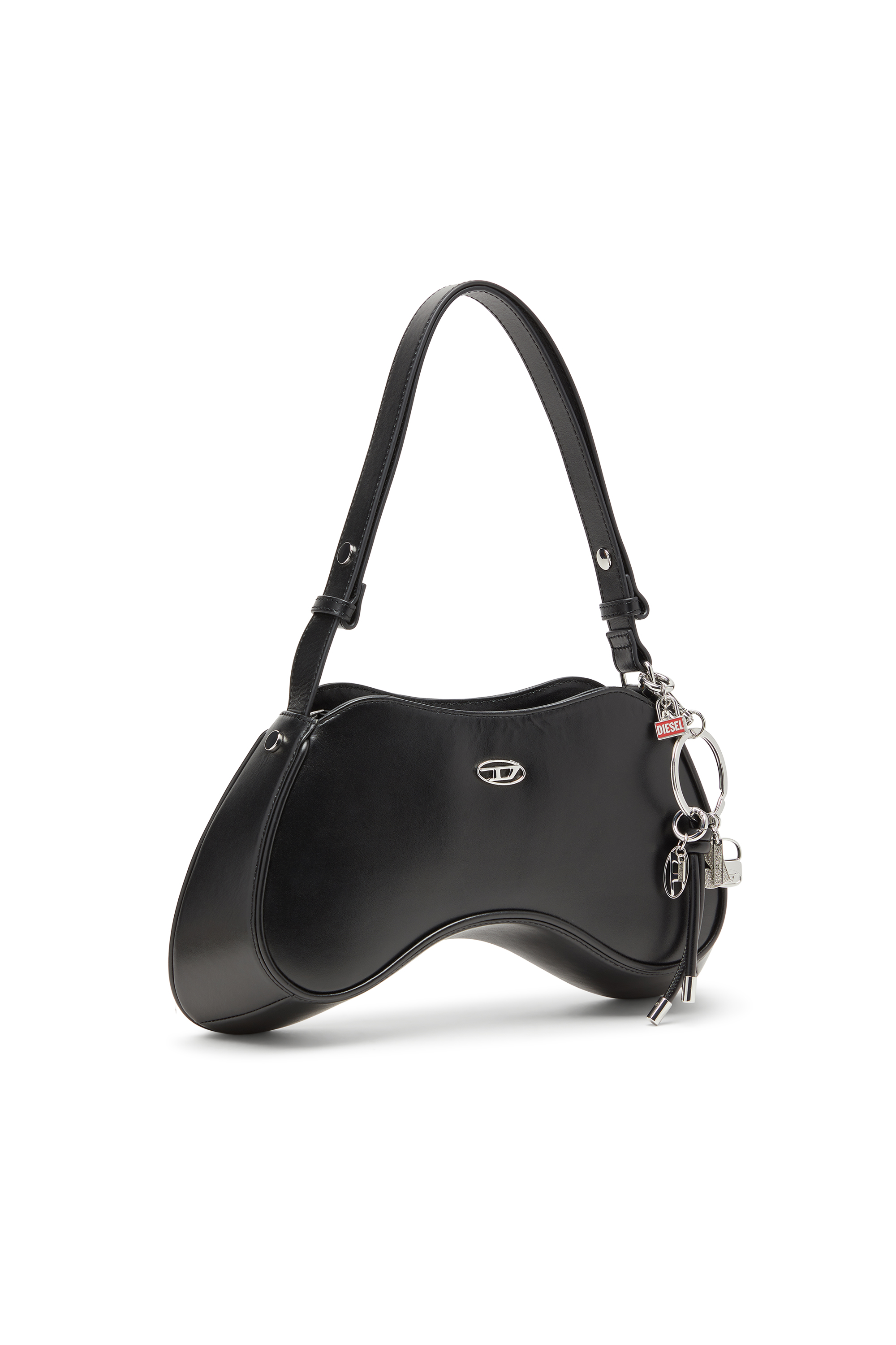 Diesel - CHARM-OVAL D, Charm in metallo con charm Oval D Unisex in Argento - 3