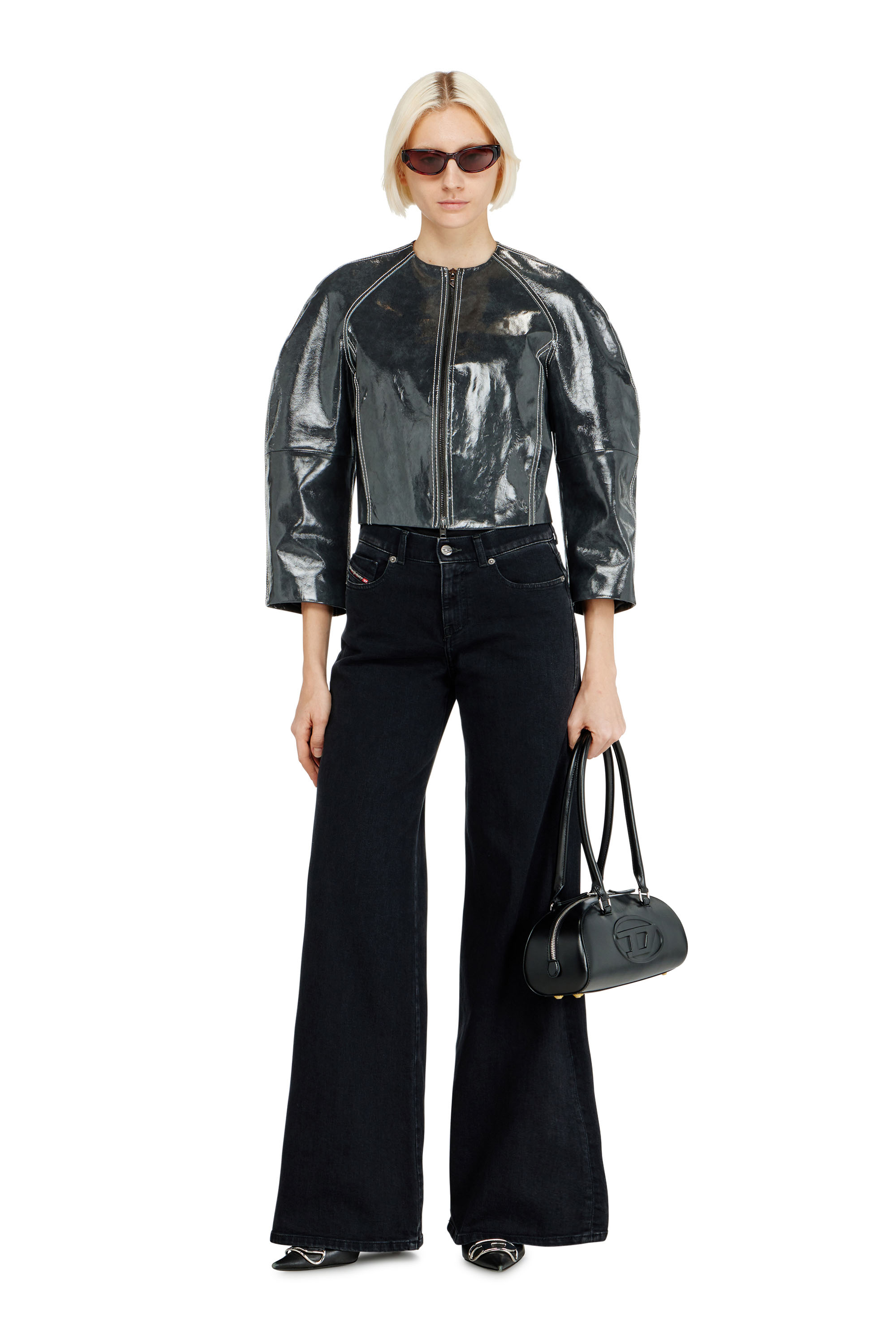 Diesel - Damen Flare Jeans 1978 D-Akemi 09N89, Schwarz/Dunkelgrau - 1