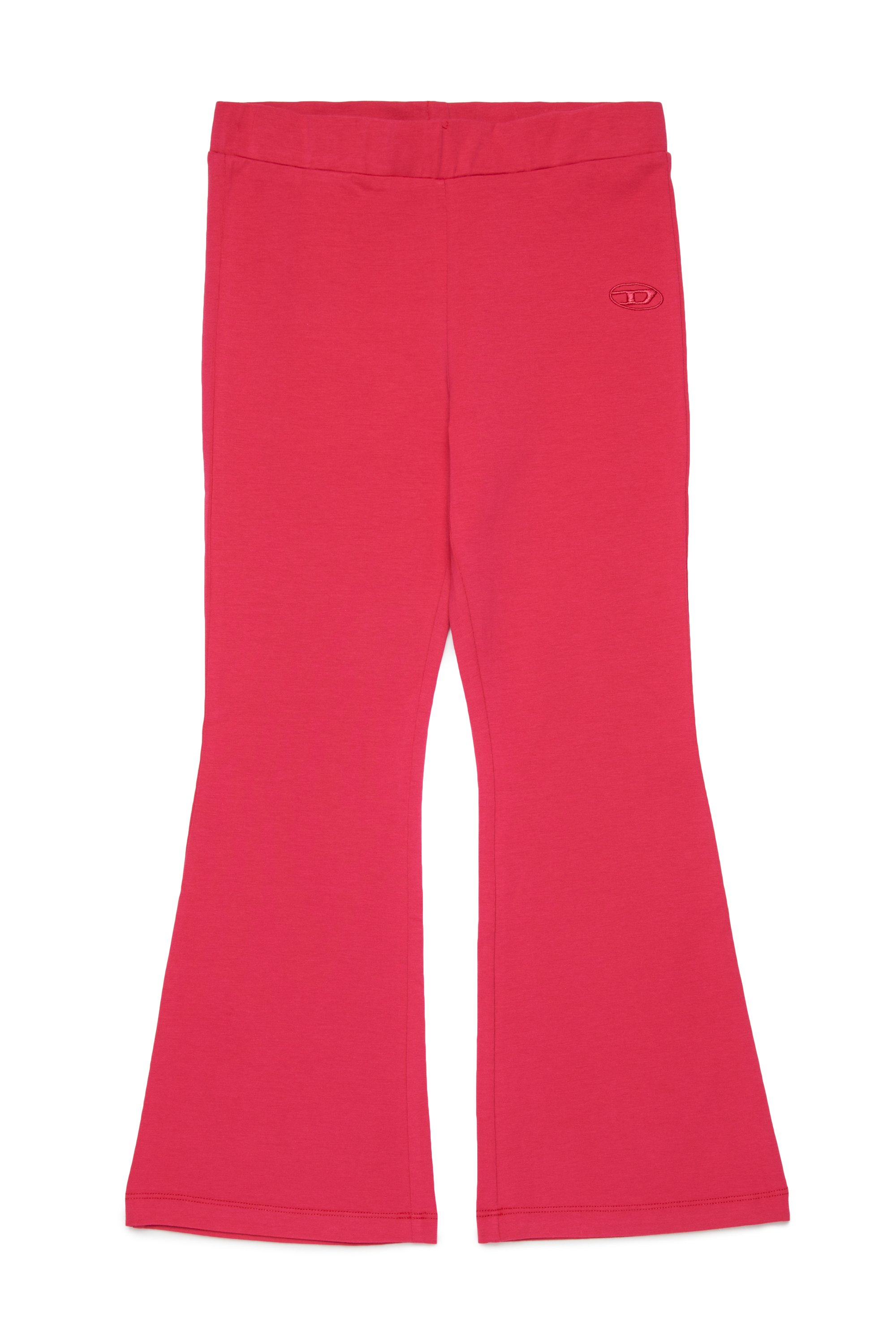 Diesel - PKIA, Legging évasé avec broderie Oval D Femme in Rose - 1