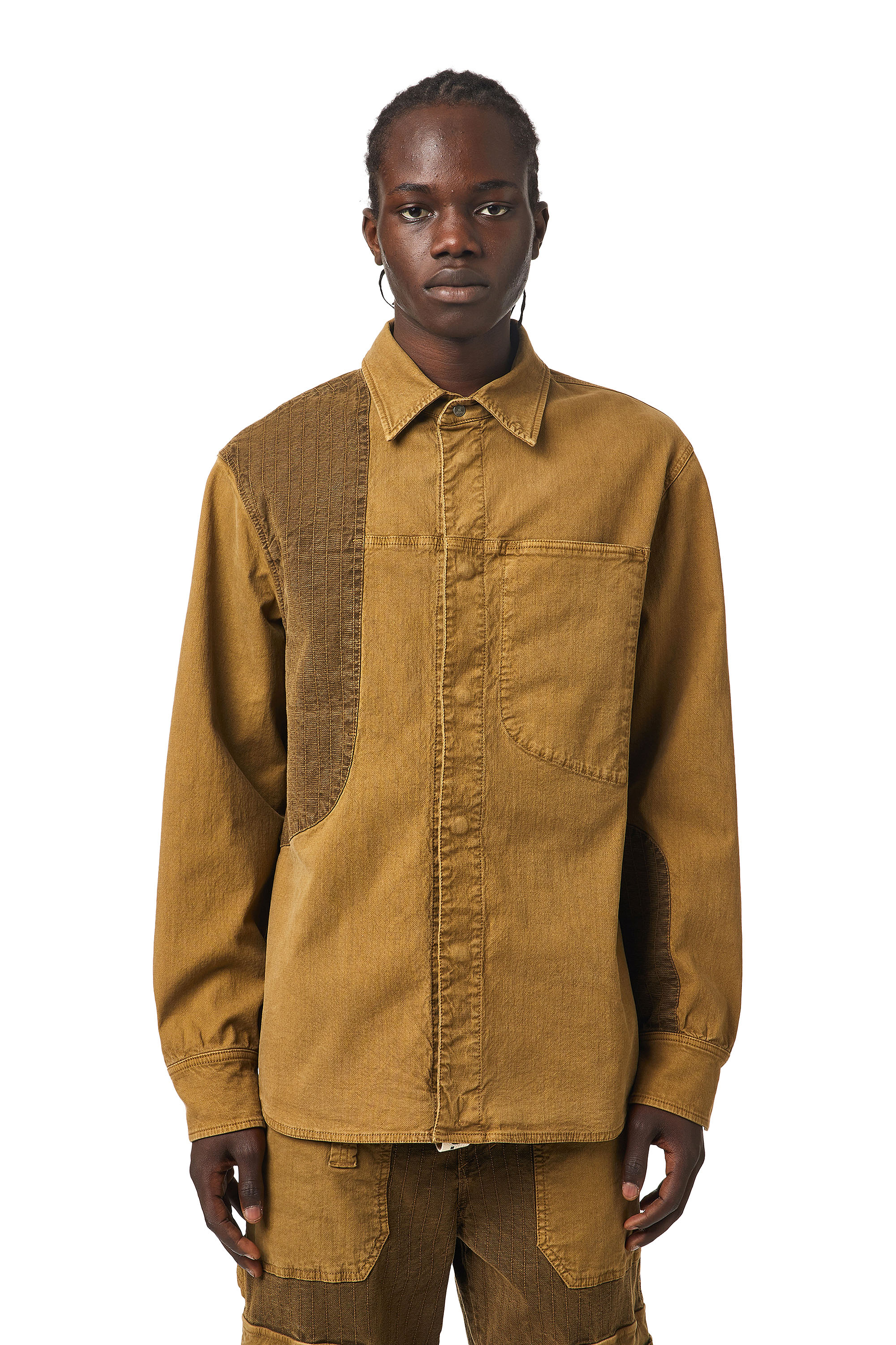 D-CORUS-SP3 JOGGJEANS, Brown - Denim Shirts