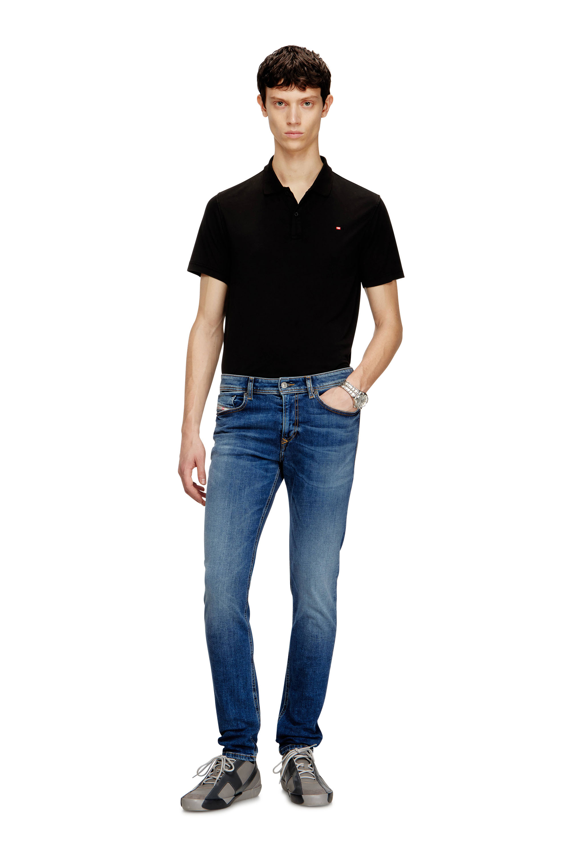Diesel - Skinny Jeans 1979 Sleenker 09J33 Homme, Bleu moyen - Image 1