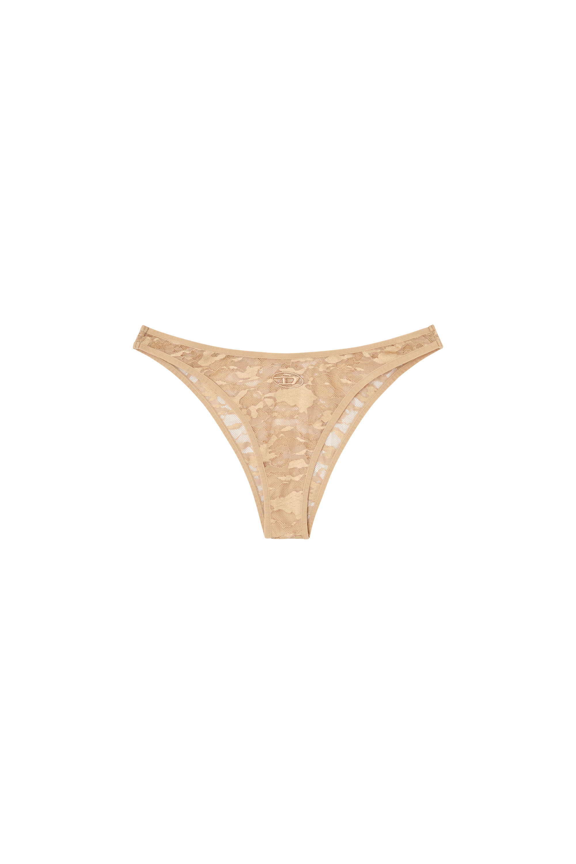 Diesel - PUNCHY-UTLT, Slip en dentelle camouflage Femme in Marron - 4