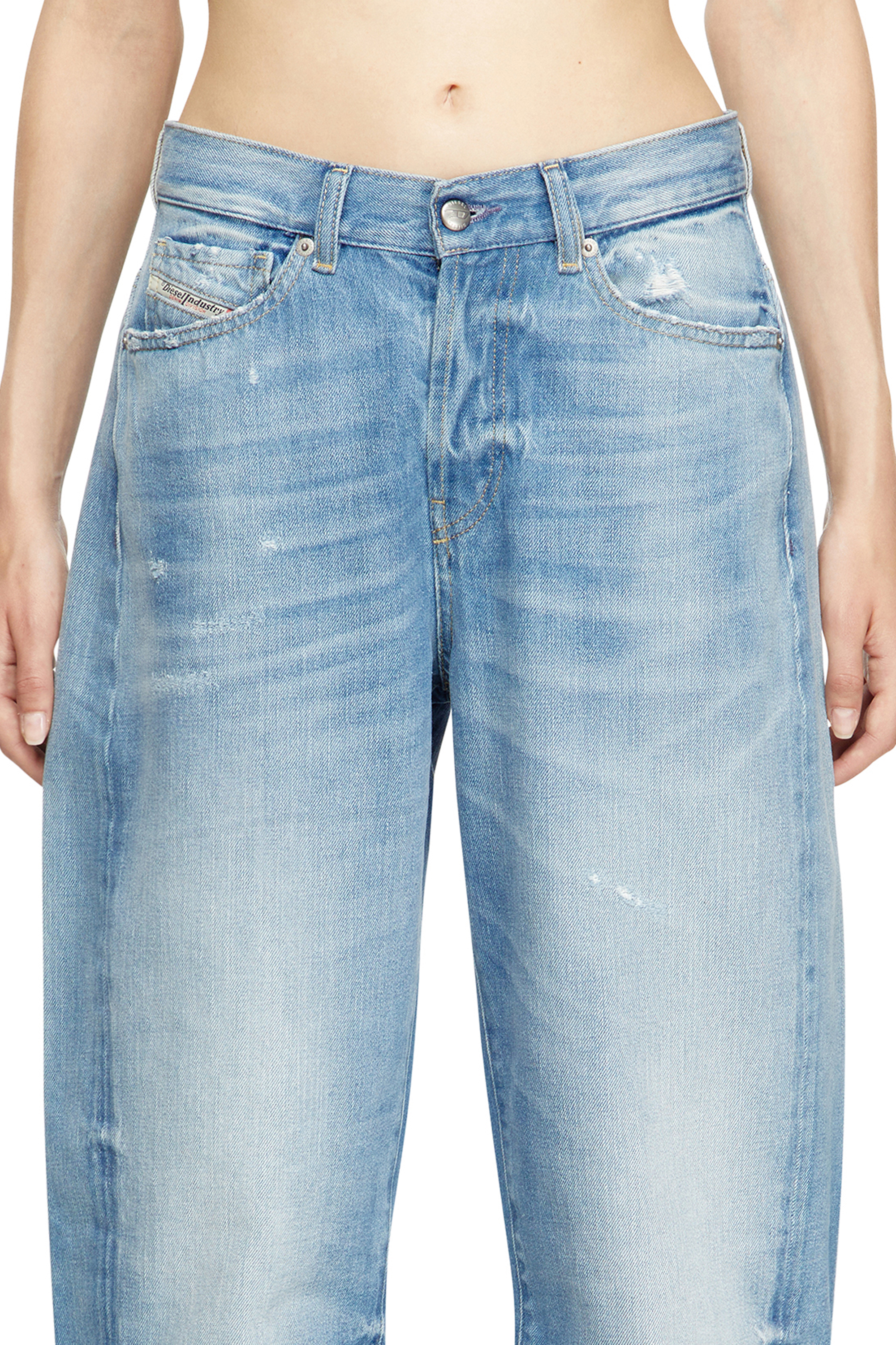 Diesel - Damen Relaxed Jeans 1974 D-Ellz 09M24, Hellblau - 4