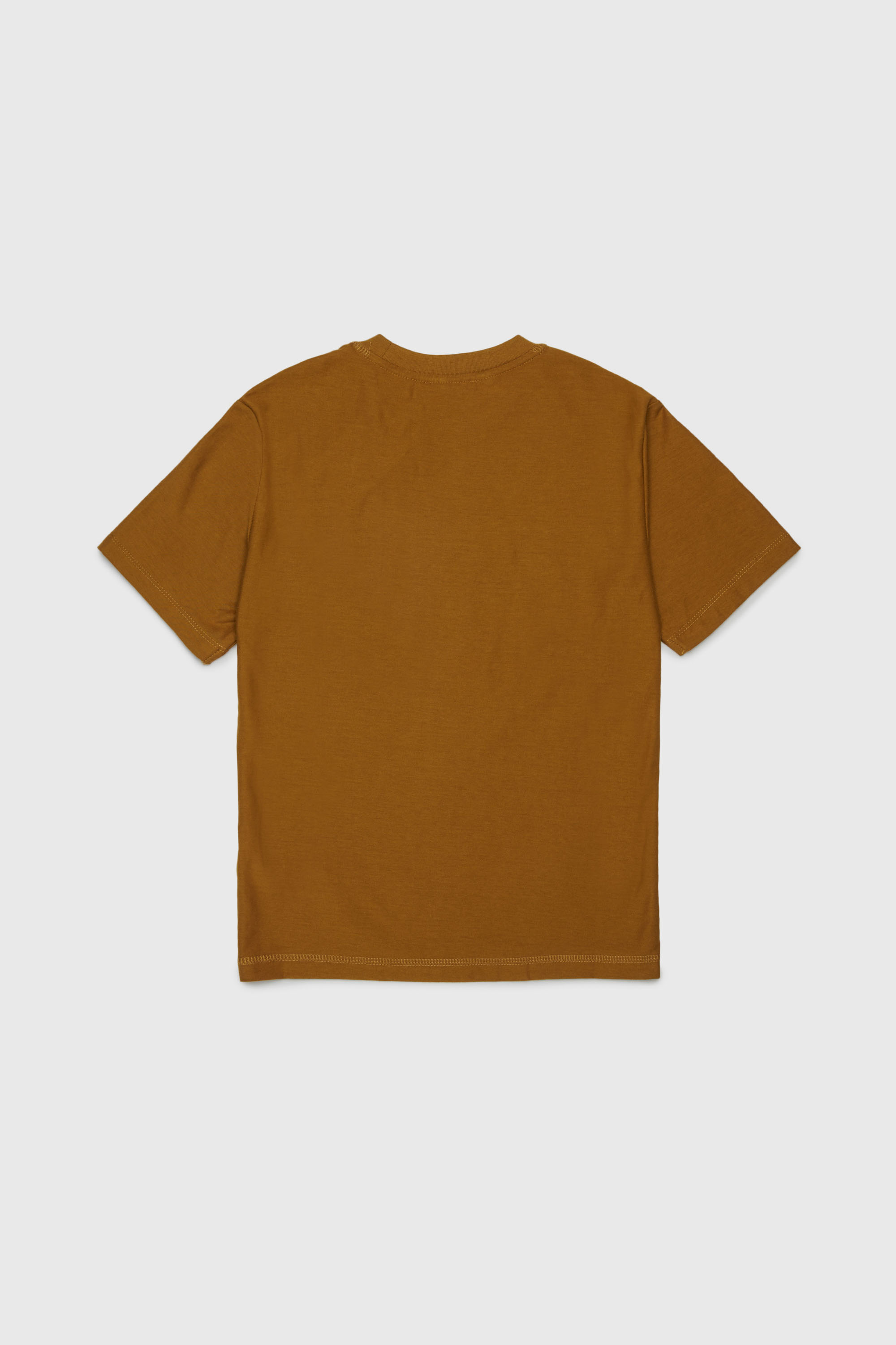 Diesel - TFRIT OVER, T-shirt avec logo Oval D et effet chin&eacute; Homme in Marron - 2