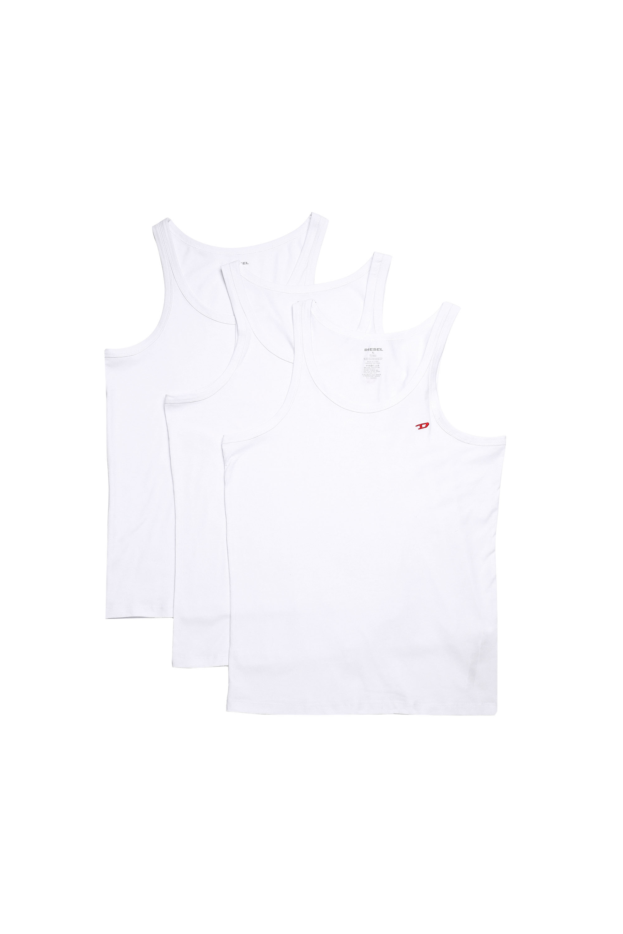 UMTK-JOHNNYTHREEPACK, Bianco - Tops