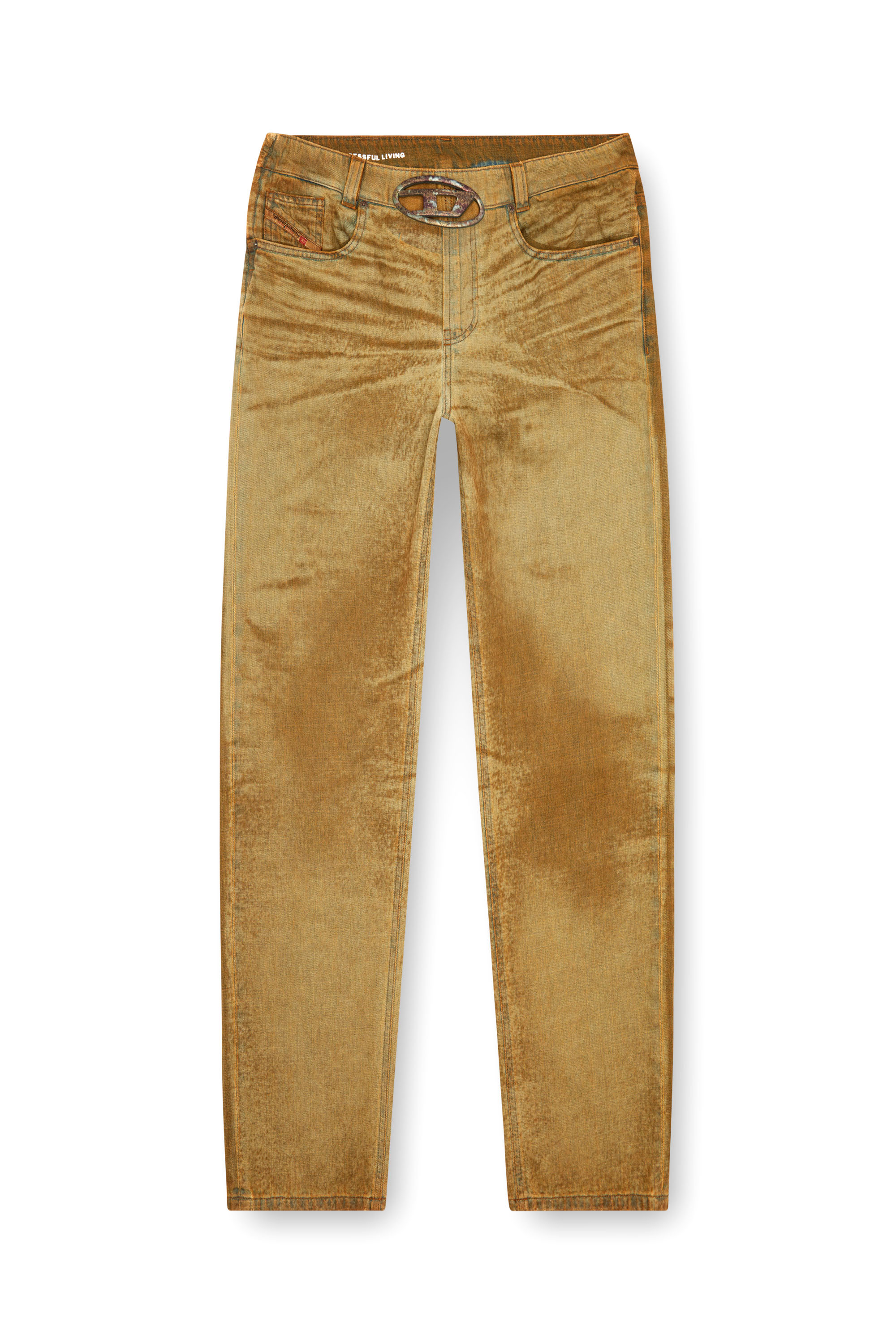 Diesel - Homme Straight Jeans 2010 D-Macs 0AJET, Marron Clair - Image 5