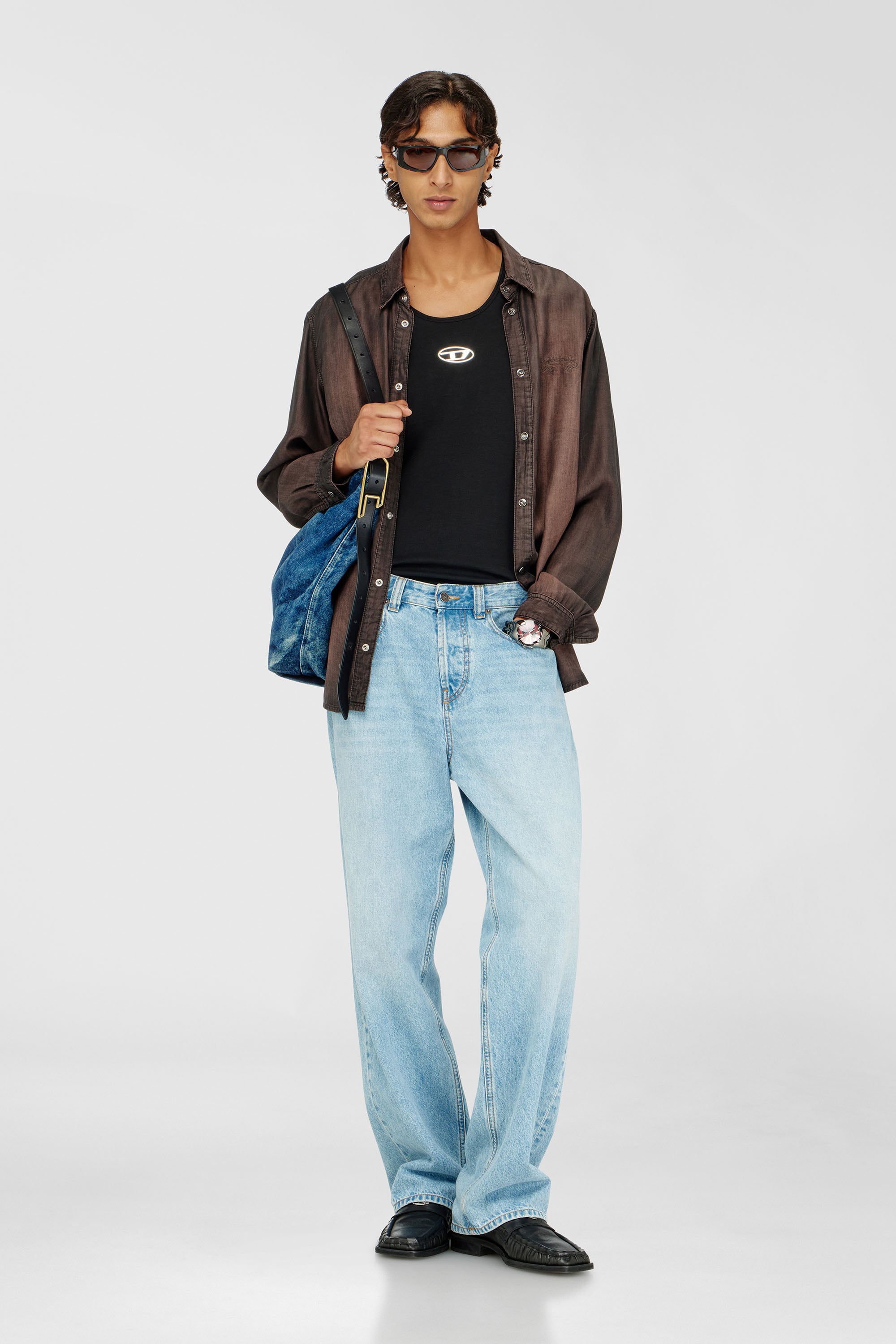 Diesel - T-LIFTY-IOD, Canotta in cotone con logo Uomo in Nero - 2