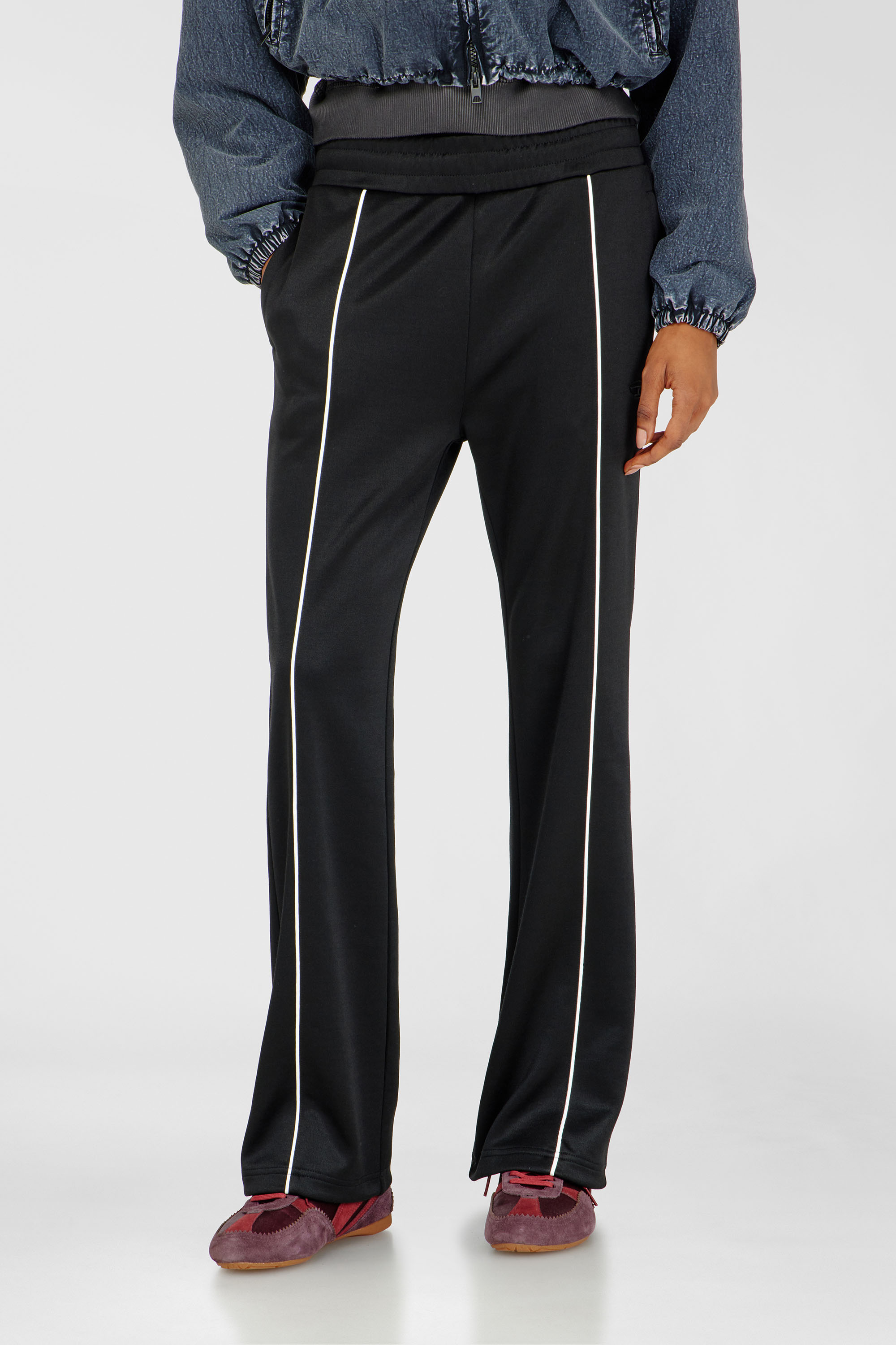 Diesel - P-LOCKINGIN-OD, Pantaloni sportivi con profili a contrasto Donna in Multicolor - 3