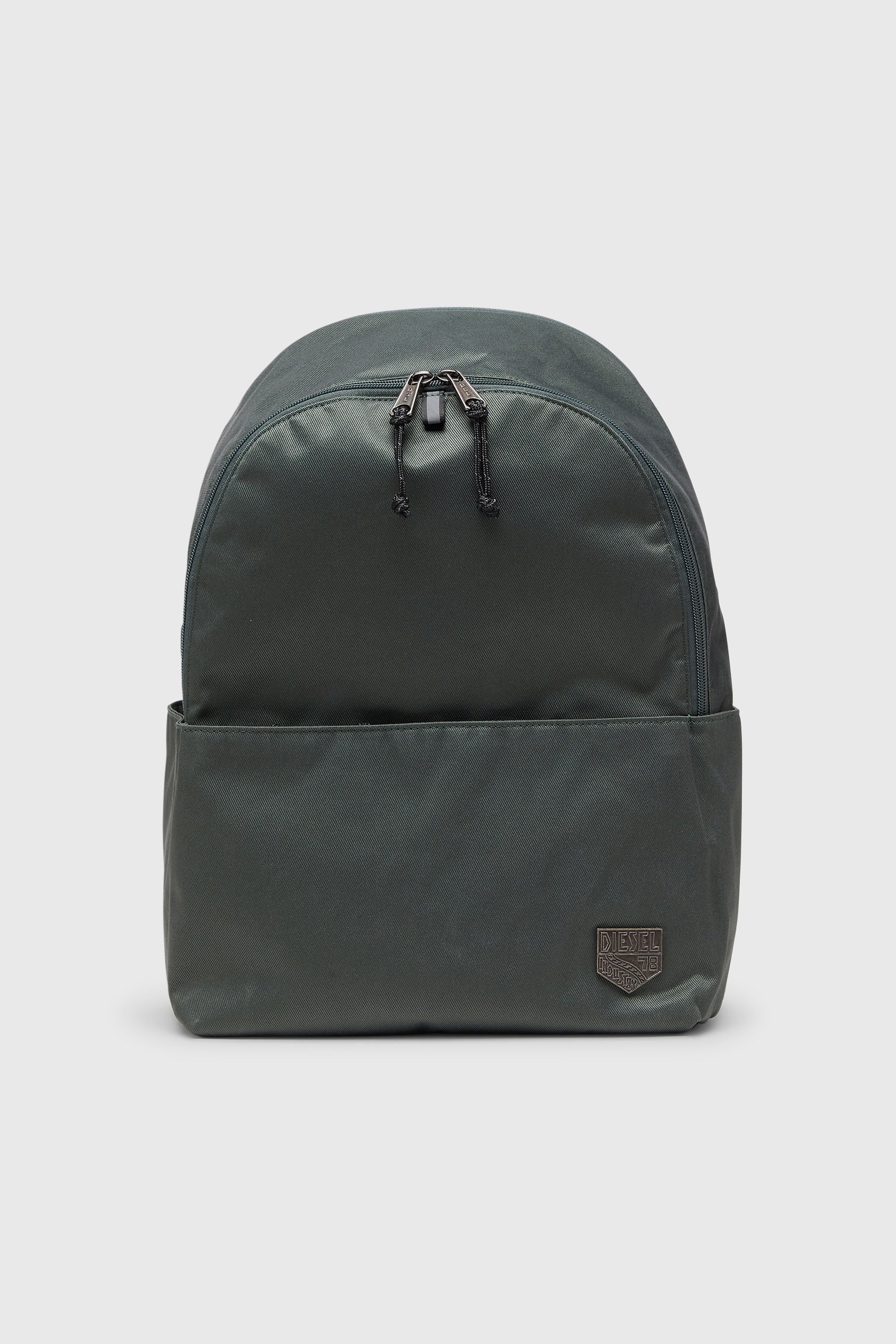 Diesel - D-PACK BACKPACK X, Unisex D-Pack - Nylon-Rucksack mit Emblem-Logo in Dunkelgr&uuml;n - 1