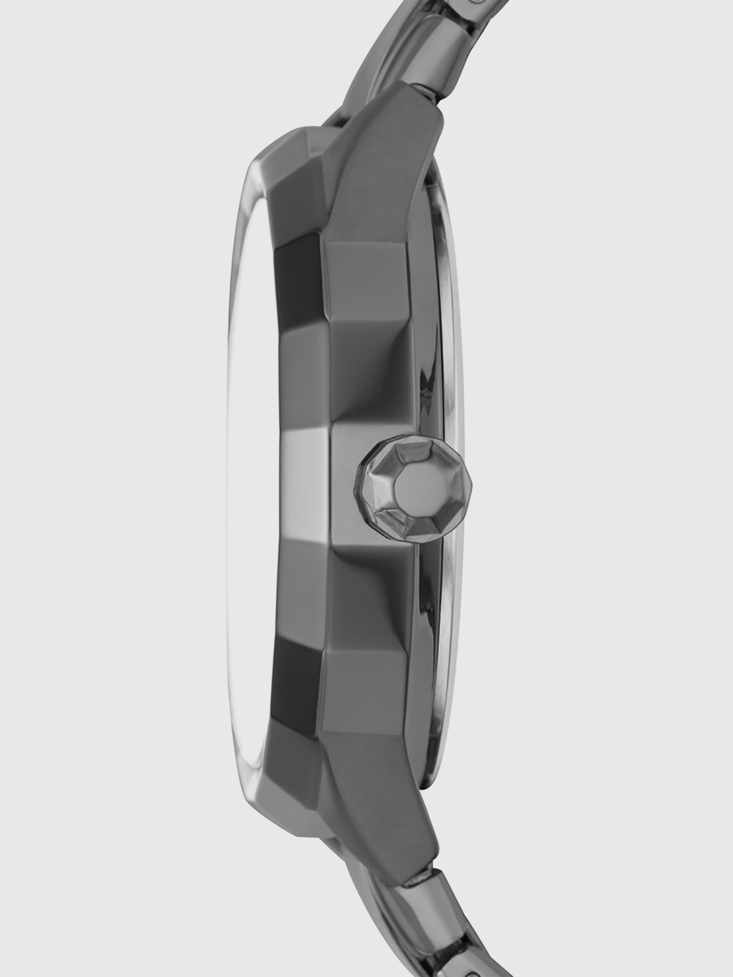 Diesel - DZ5554, Damen Metallgraue Uhr mit Ziffernblatt in Glitzeroptik, 36&nbsp;mm in Schwarz/Blau - 2