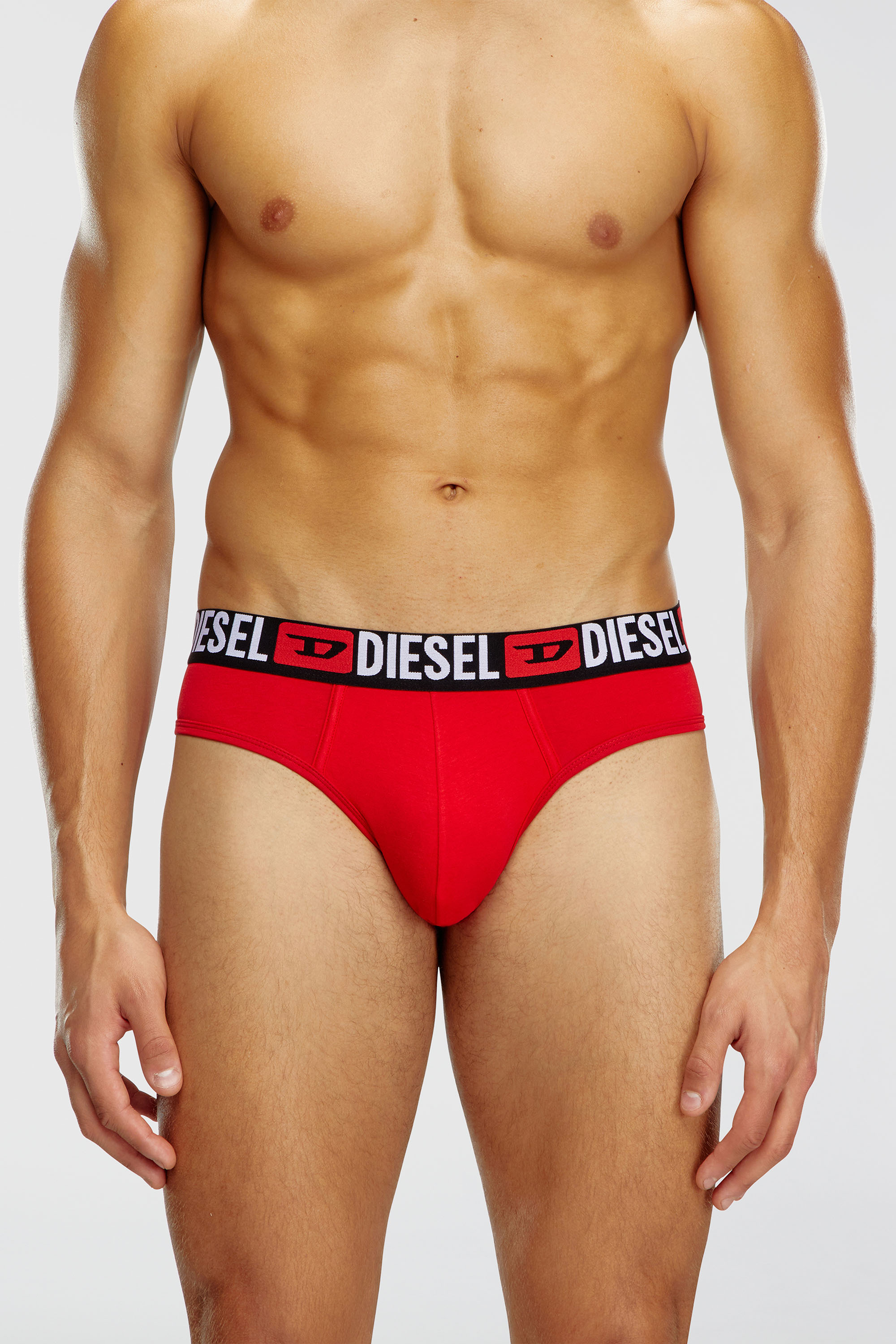 Diesel - UMBR-ANDRETHREEPACK, Set da tre slip a tinta unita Uomo in Multicolor - 2