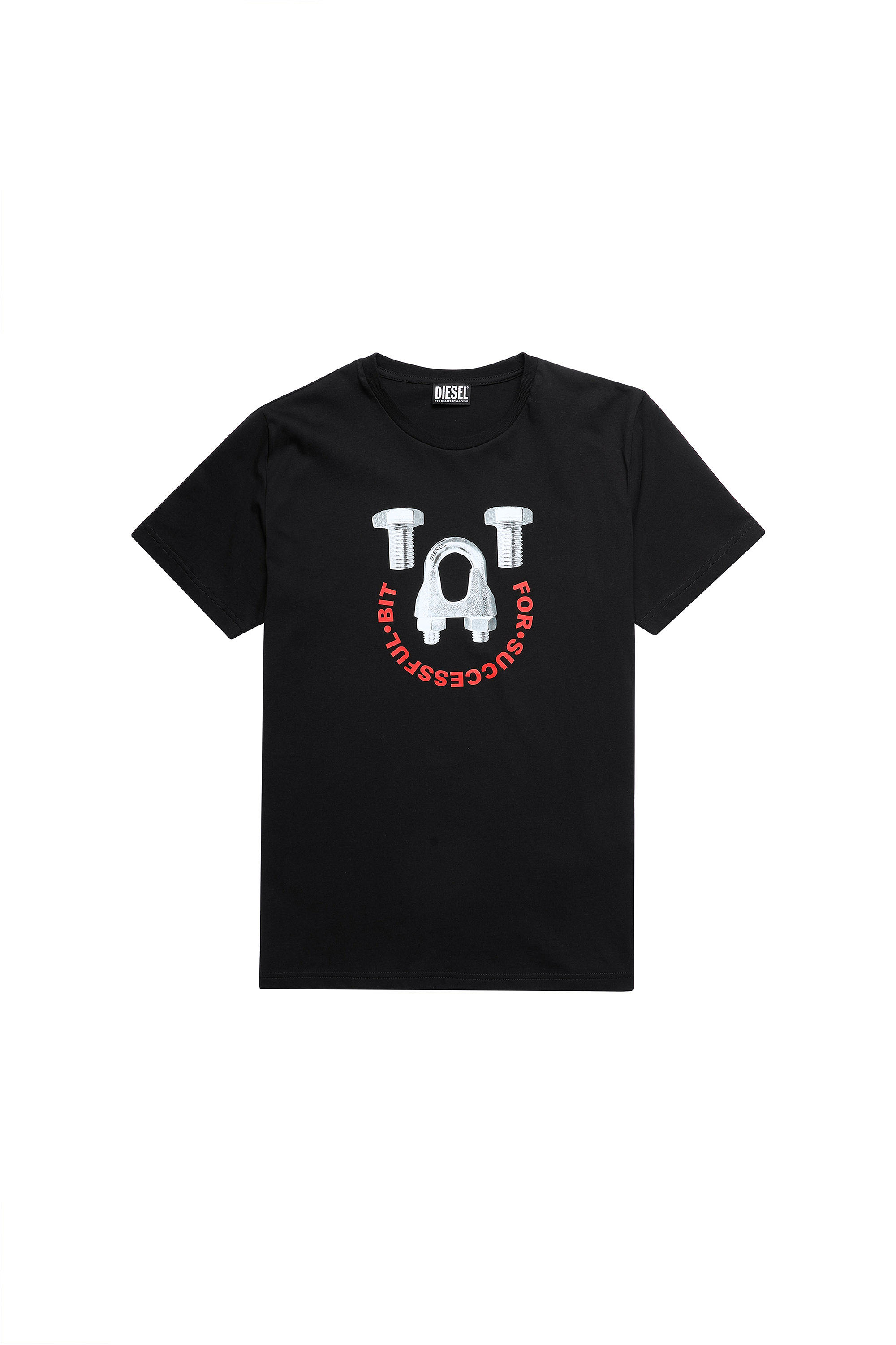 T-DIEGOS-B3, Schwarz - T-Shirts