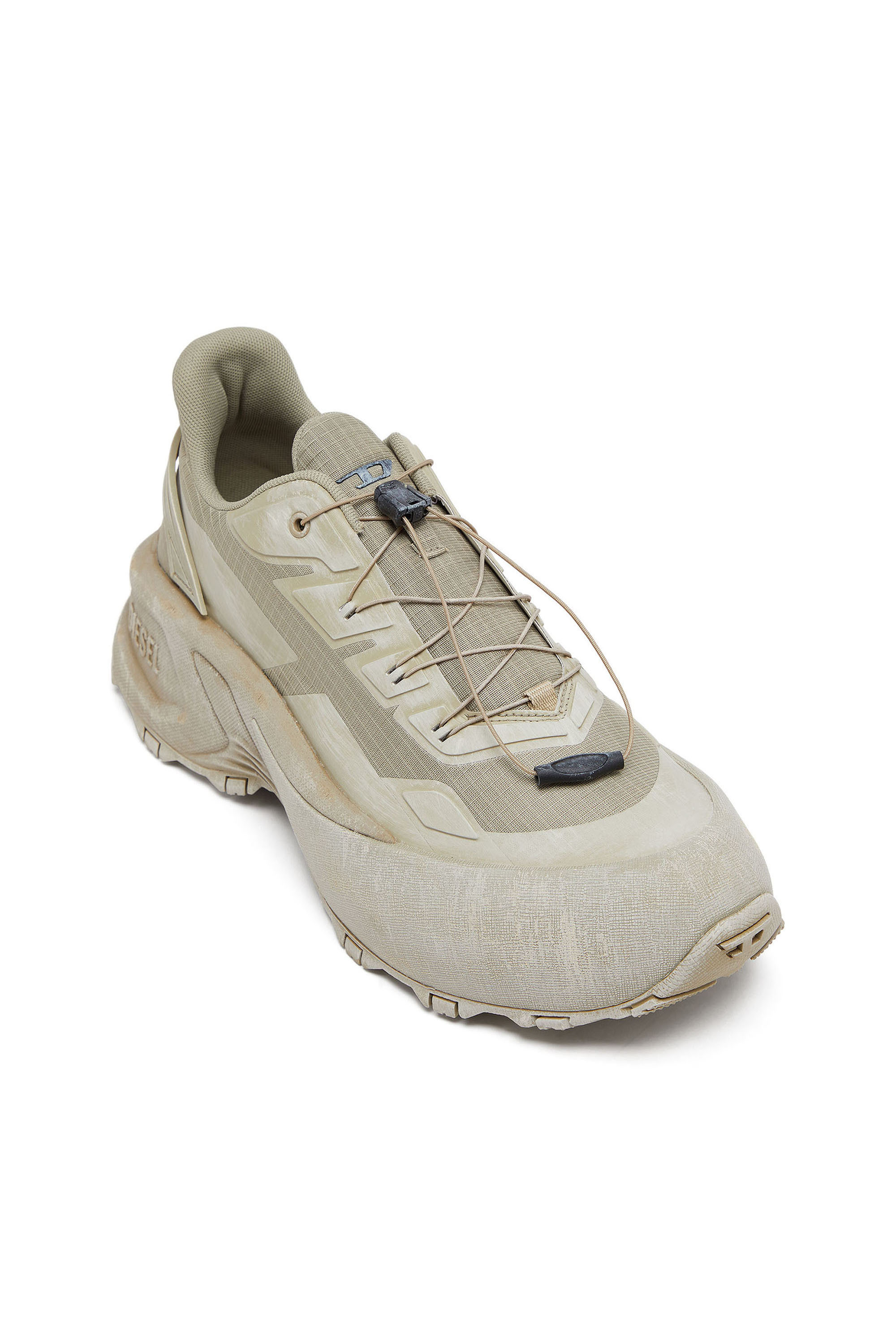 Diesel - D-CAGE RUNNER, D-Cage-Sneaker in ripstop distressed Uomo in Verde - 6