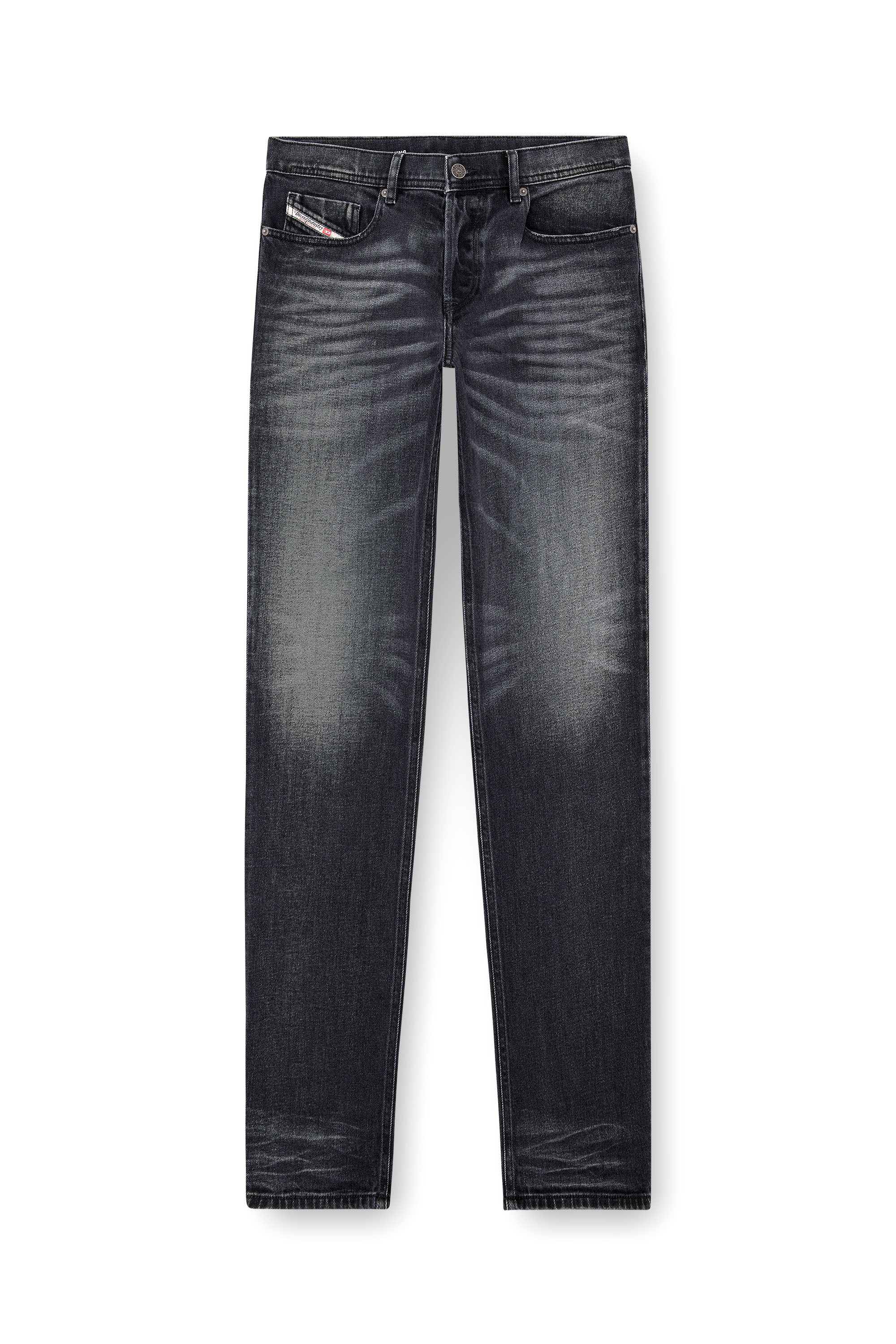 Diesel - Homme Tapered Jeans 2023 D-Finitive 09J65, Noir/Gris foncé - Image 5