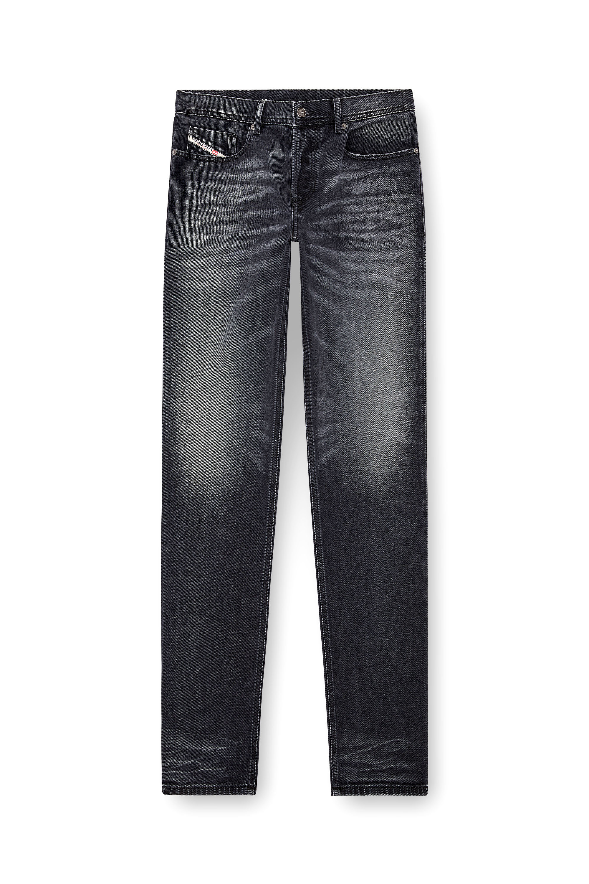 Diesel - Uomo Tapered Jeans 2023 D-Finitive 09J65, Nero/Grigio scuro - Image 5