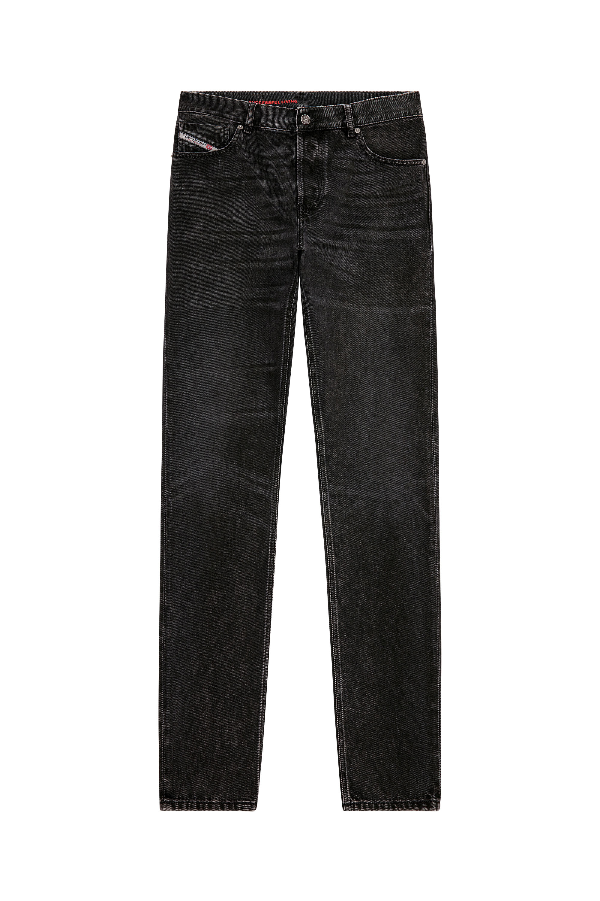 Diesel - 1995 D-Sark 09B88 Straight Jeans, Schwarz/Dunkelgrau - Image 5