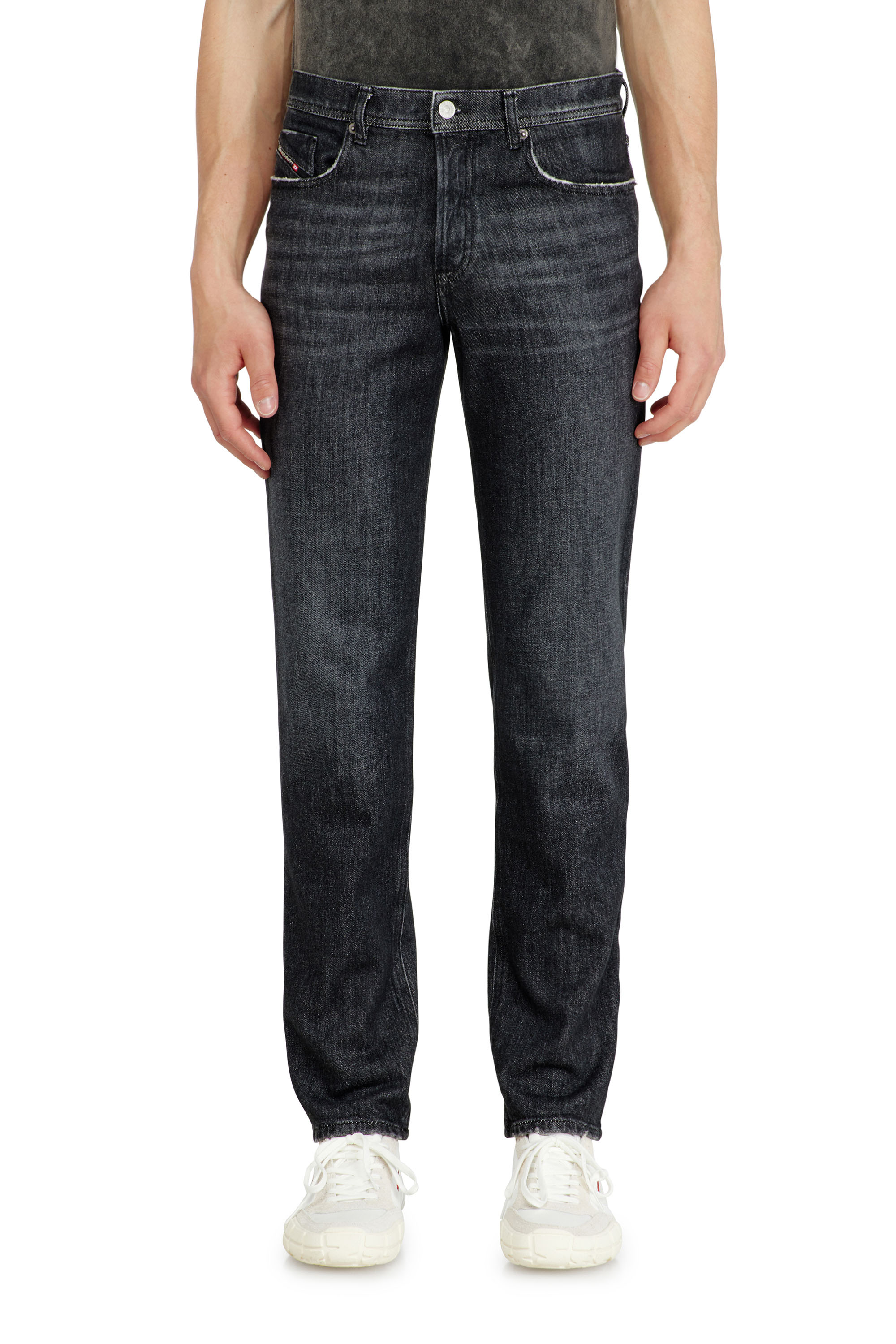 Diesel - Herren Regular Jeans 2023 D-Finitive 09P79, Schwarz/Dunkelgrau - 4