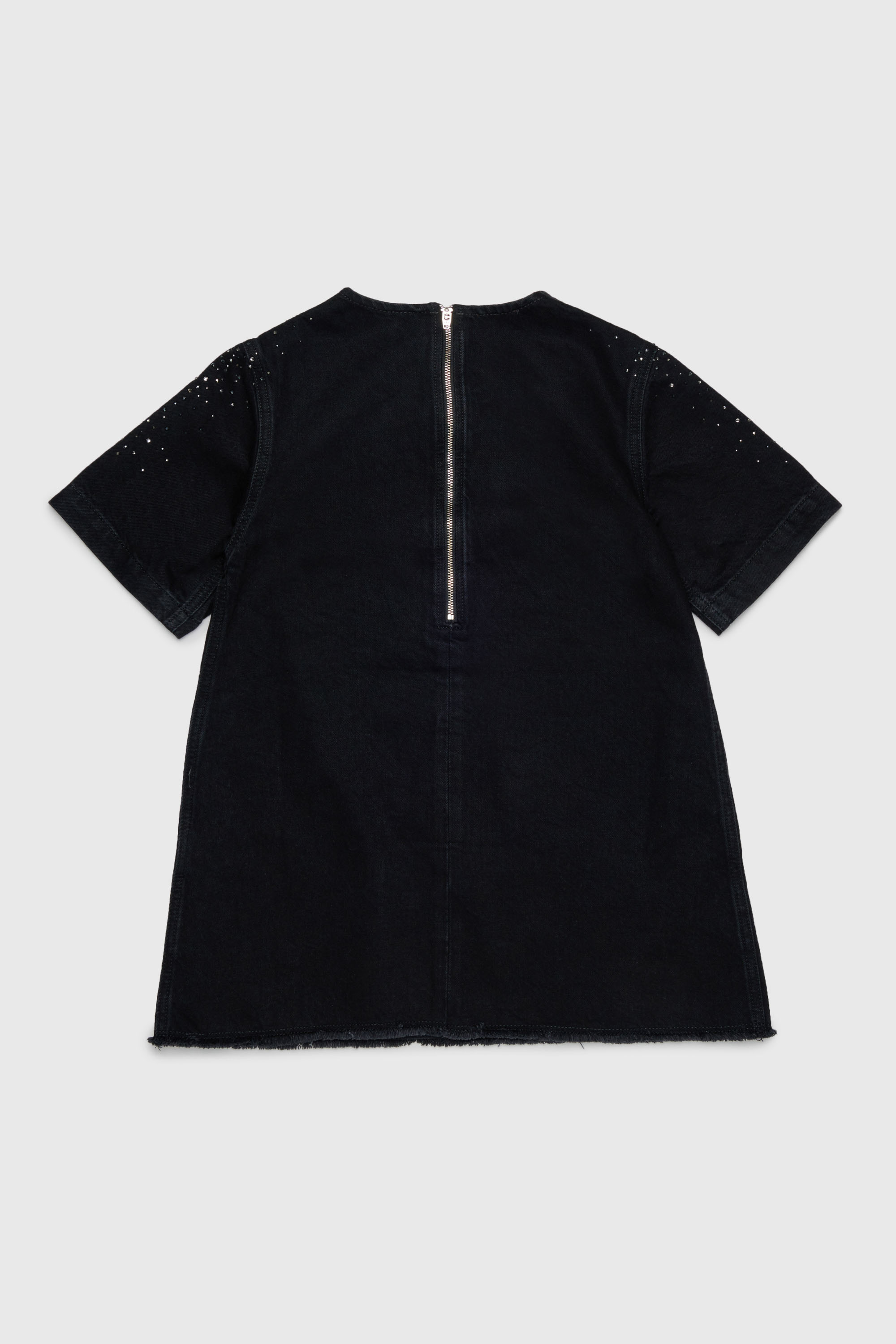 Diesel - DILBY, Abito T-shirt con dettagli di strass Donna in Nero - 2