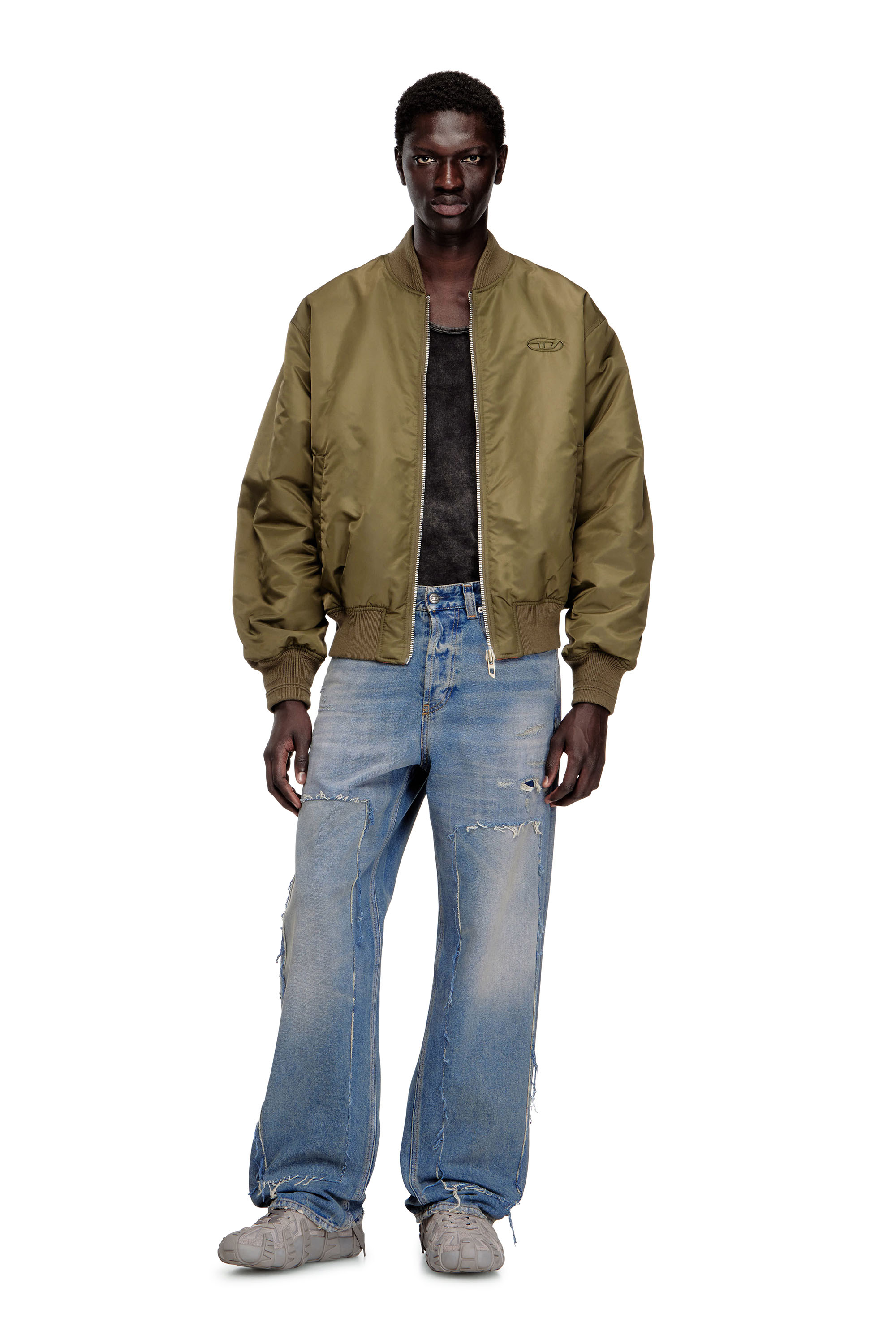 Diesel - Relaxed Jeans 2001 D-Macro 09N27 Uomo, Blu medio - Image 2