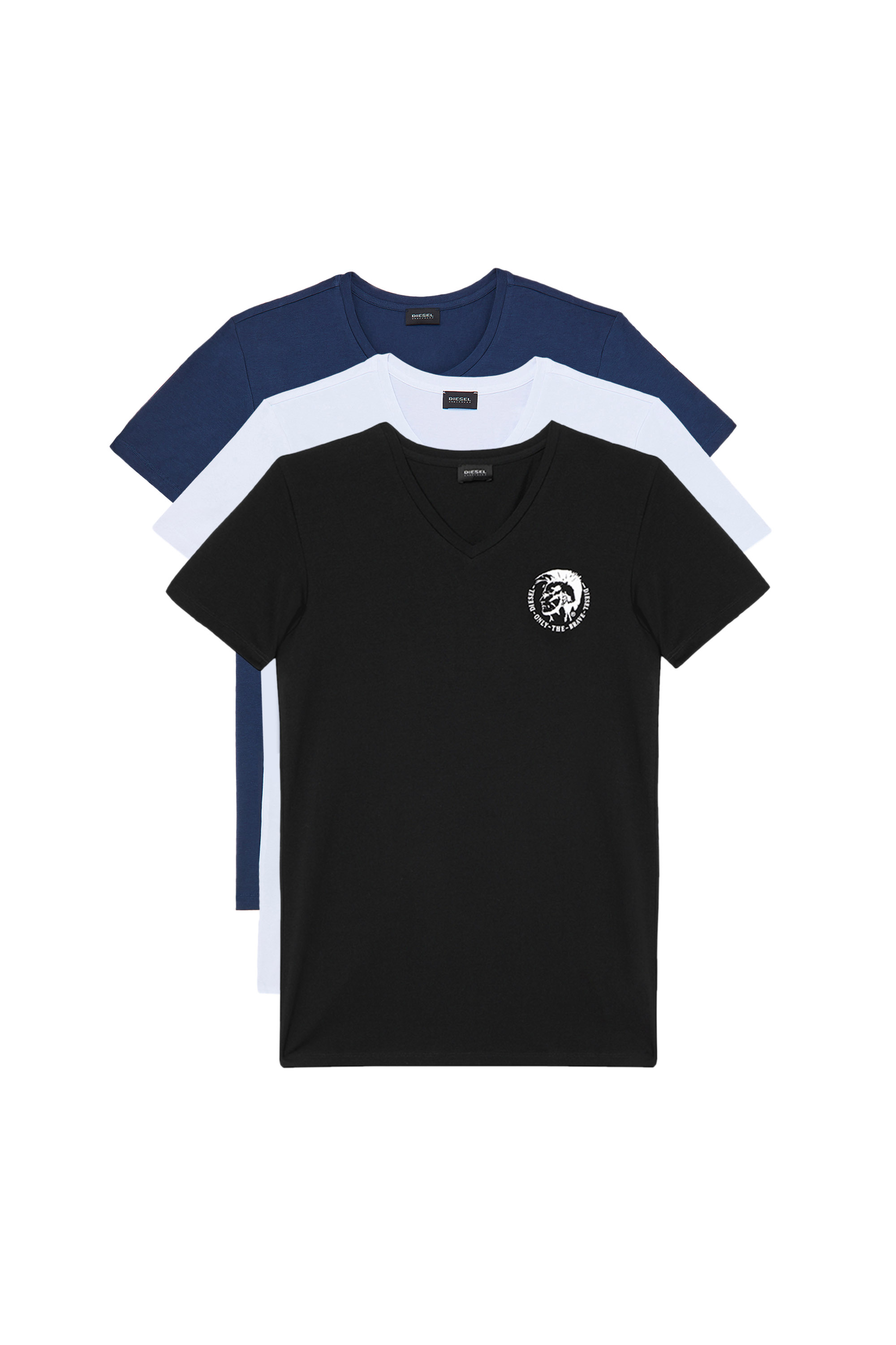 UMTEE-RANDALTHREEPAC, Noir/Bleu - Haut