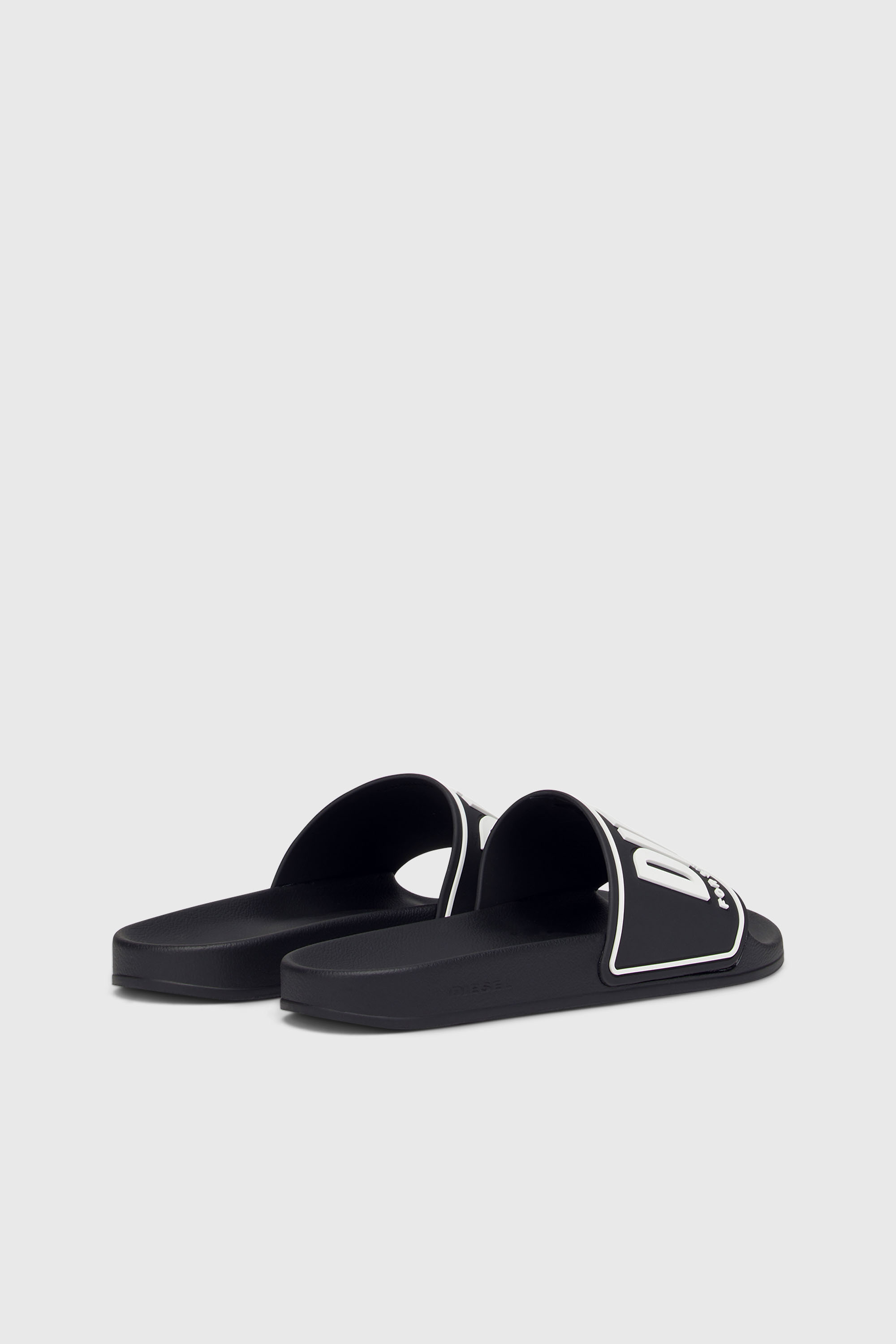 Diesel - SA-MAYEMI CC W, Sa-Mayemi-Ciabatte in gomma con logo in rilievo Donna in Nero - 3