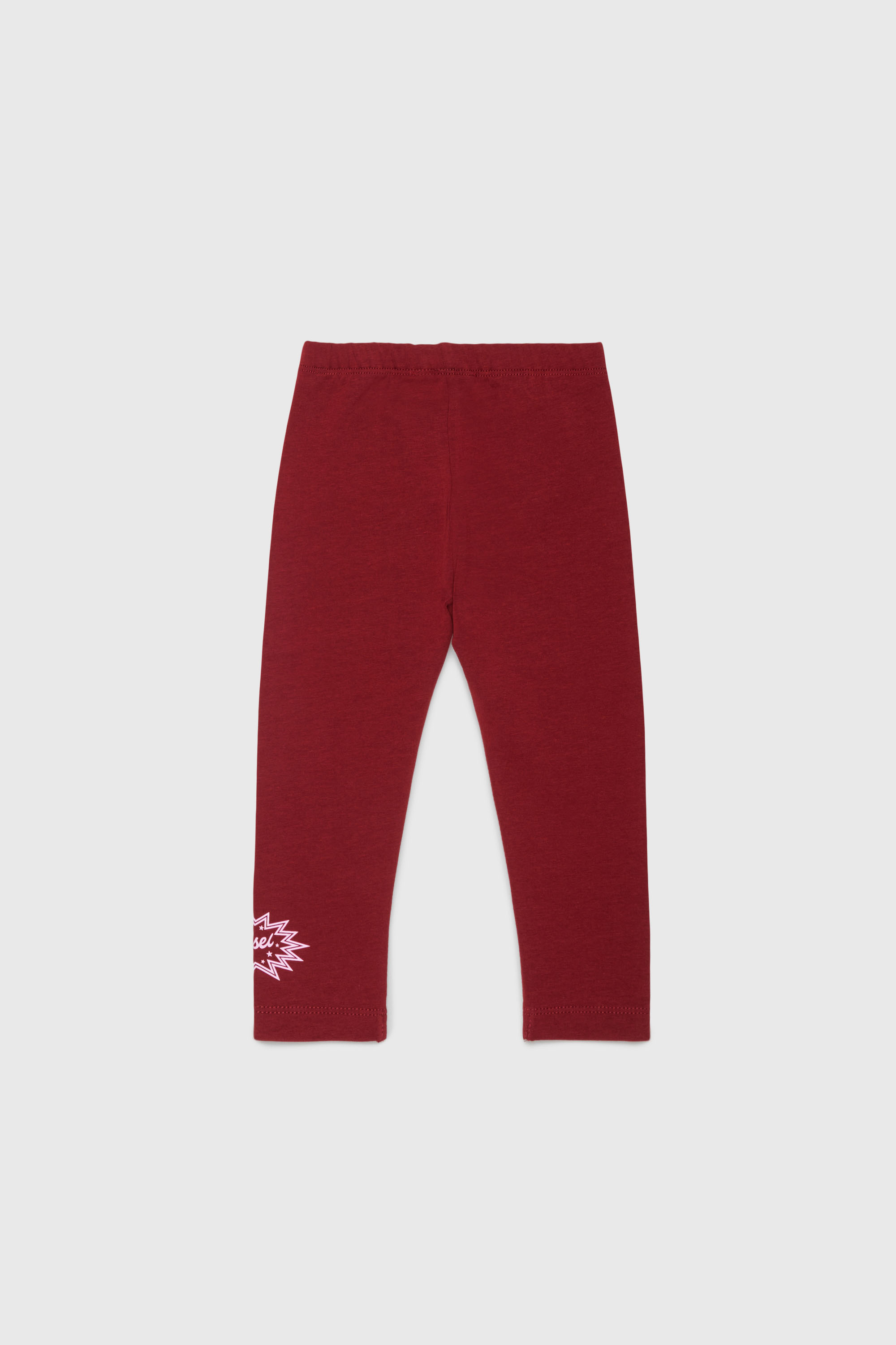 Diesel - PFUMB, Legging avec imprim&eacute; logo starburst Femme in Rouge - 2