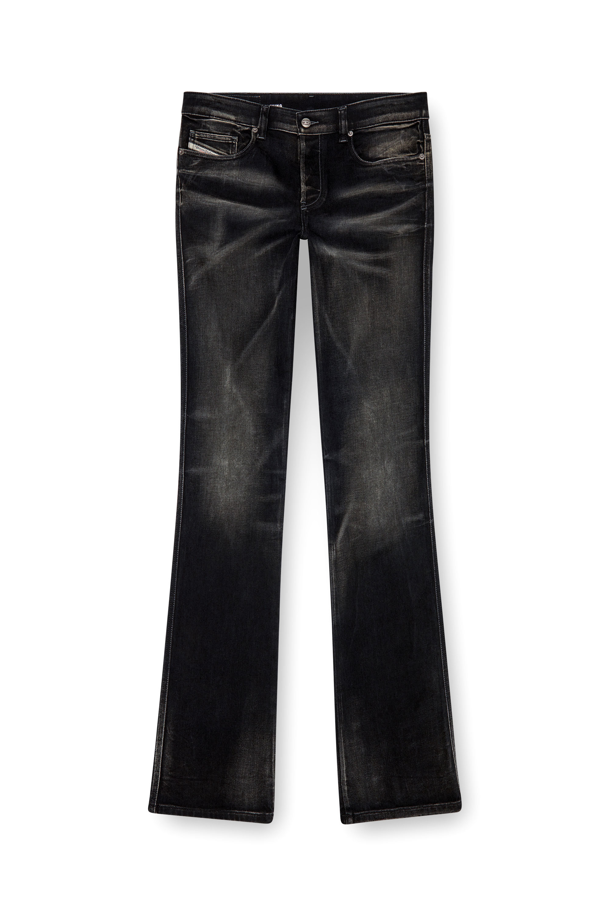 Diesel - Bootcut Jeans 1998 D-Buck 09J53 Uomo, Nero/Grigio scuro - Image 3