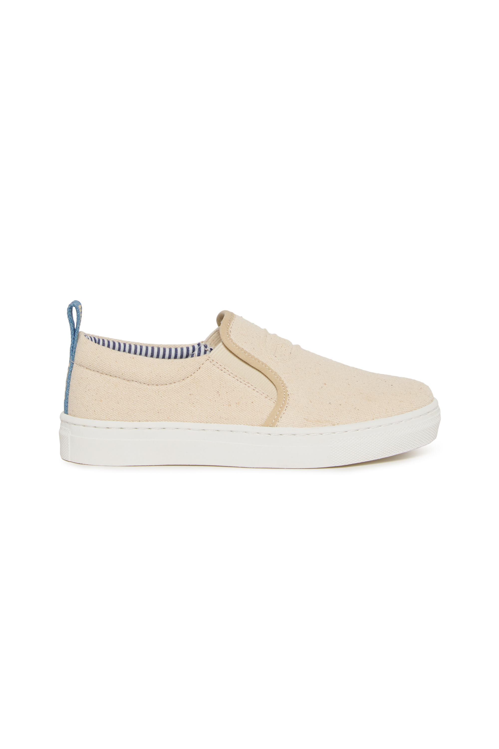 Diesel - S-SLIPGAB, S-SLIPGAB-Baskets &agrave; enfiler en coton Mixte in Beige - 1