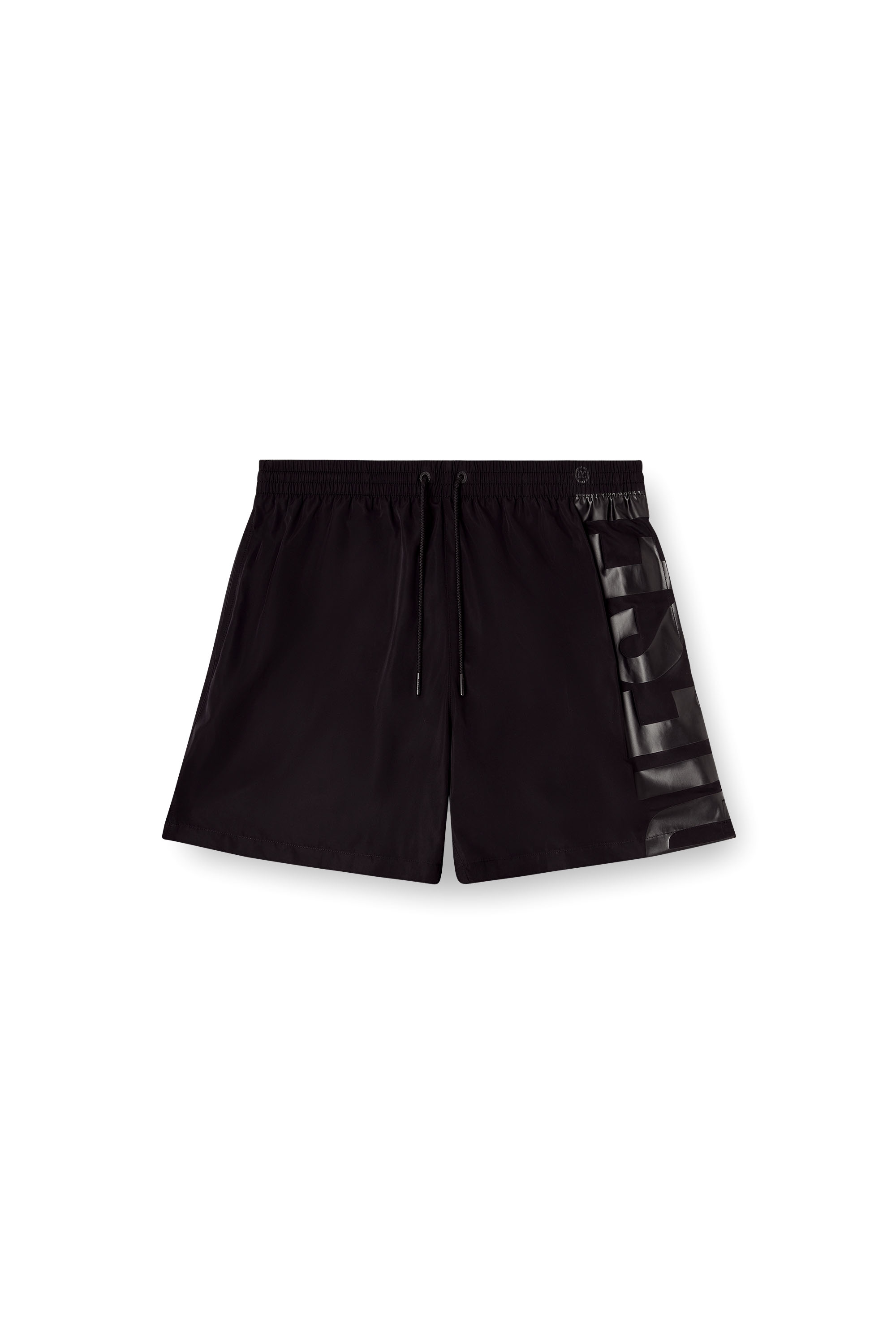 Diesel - RIO-41-D-CORE, Herren Mittellange Bade-Shorts mit Maxi-Logo in Schwarz - 3