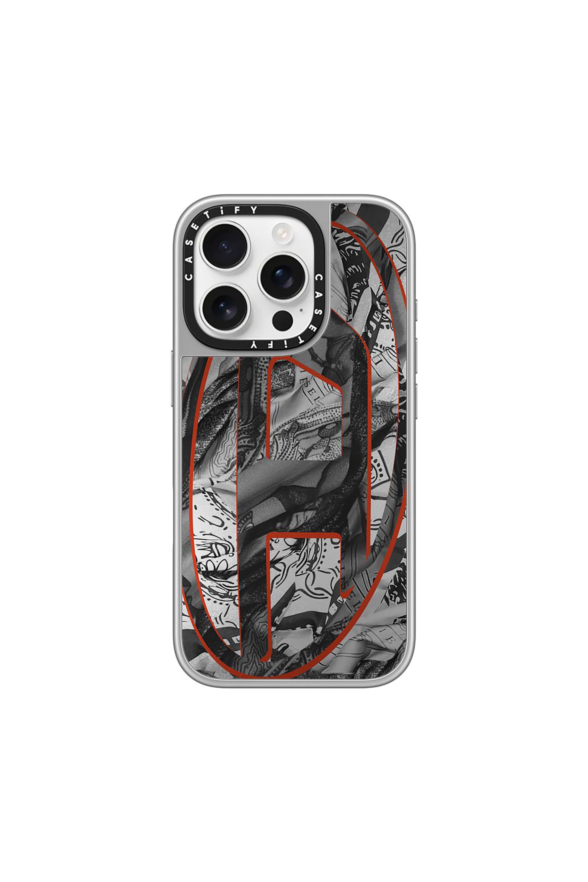 Diesel - 60338 CASETIFY MOULDED CASE, Coque MagSafe Bandana iPhone 16 Pro Mixte in Polychrome - 1