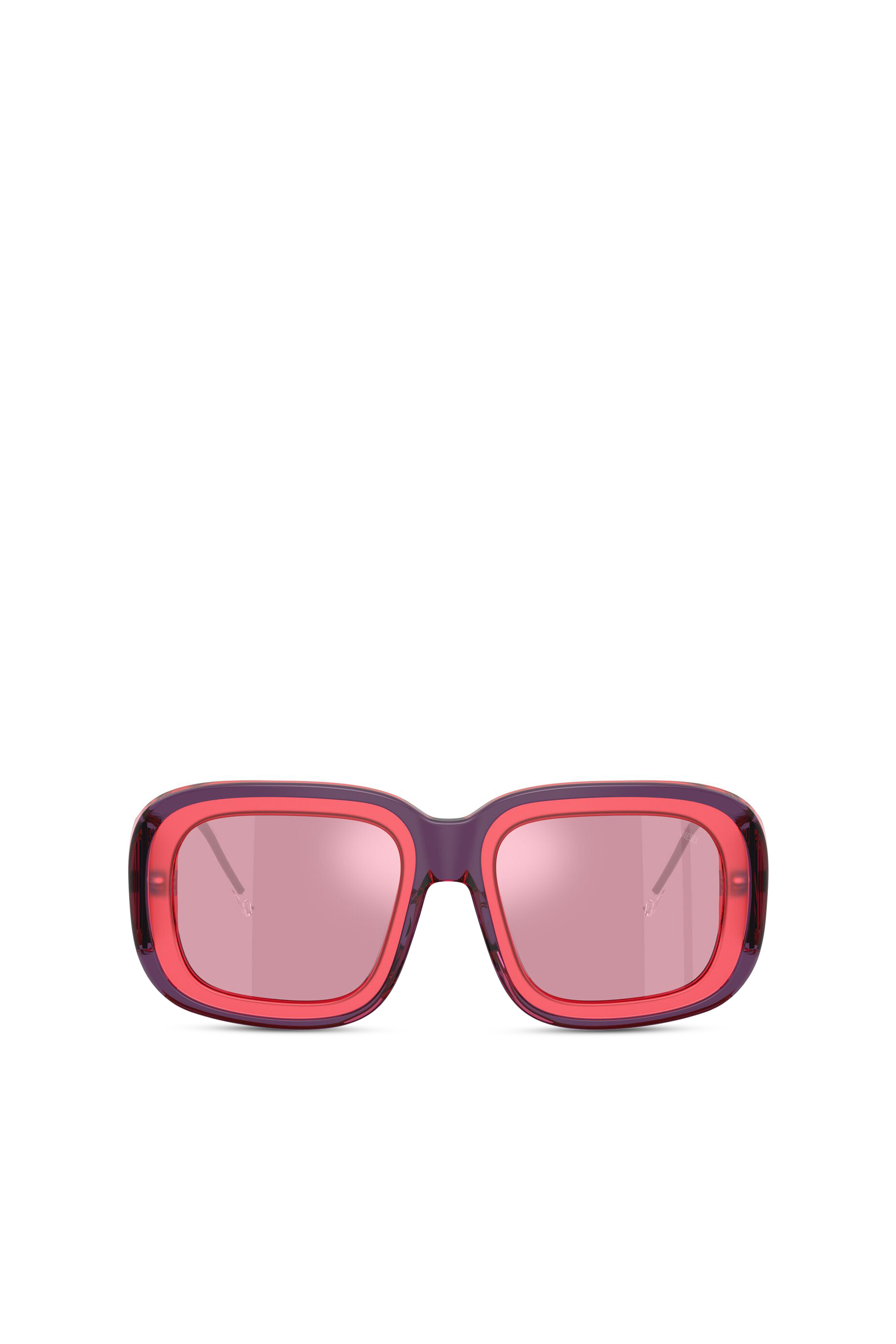 Diesel - 0DL2015U, Lunettes de soleil carr&eacute;es Mixte in Rose - 1