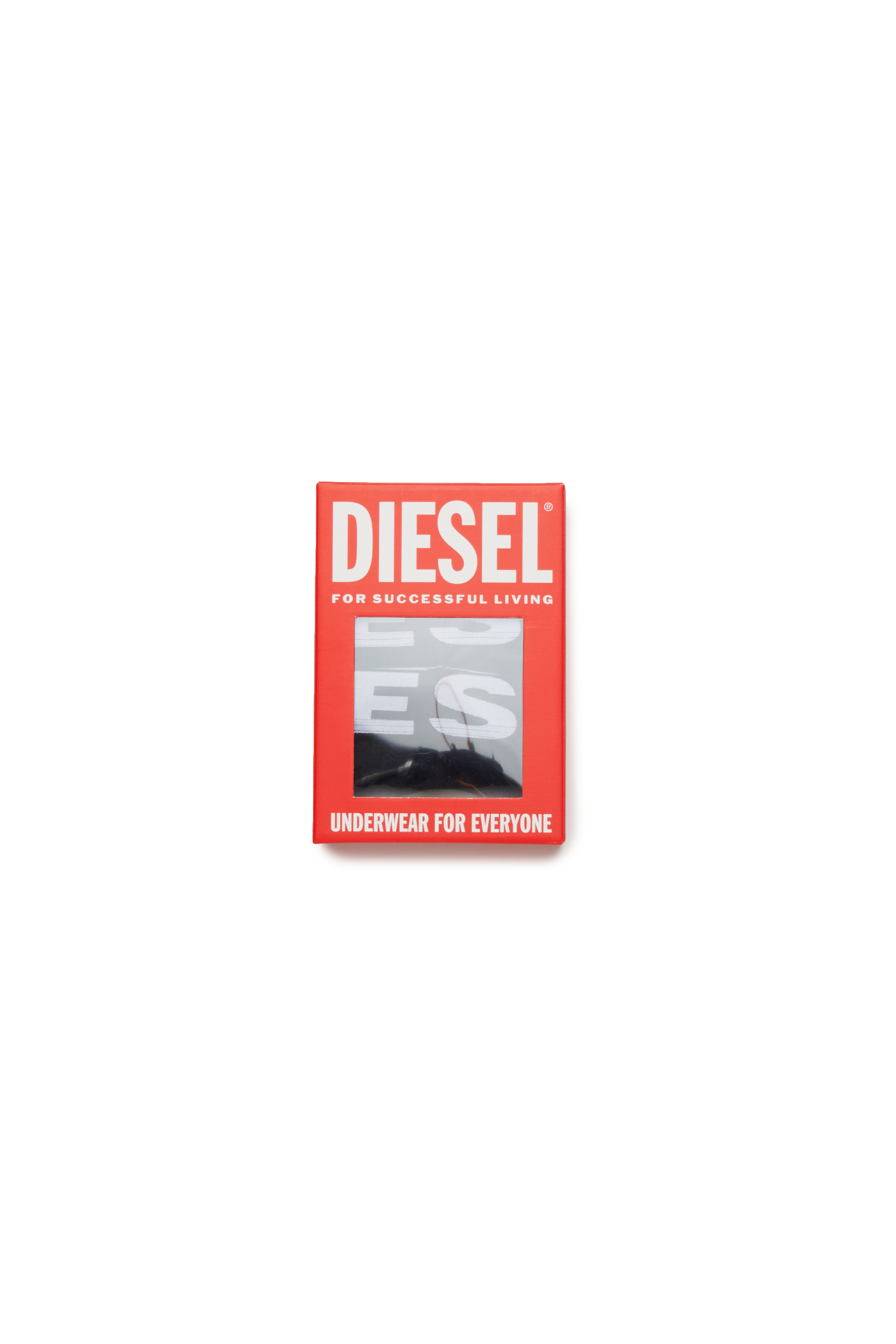 Diesel - UMBX-UPARRYTHREEPACK-DSL, Man Boxer briefs with maxi logo waist in Black - Image 3
