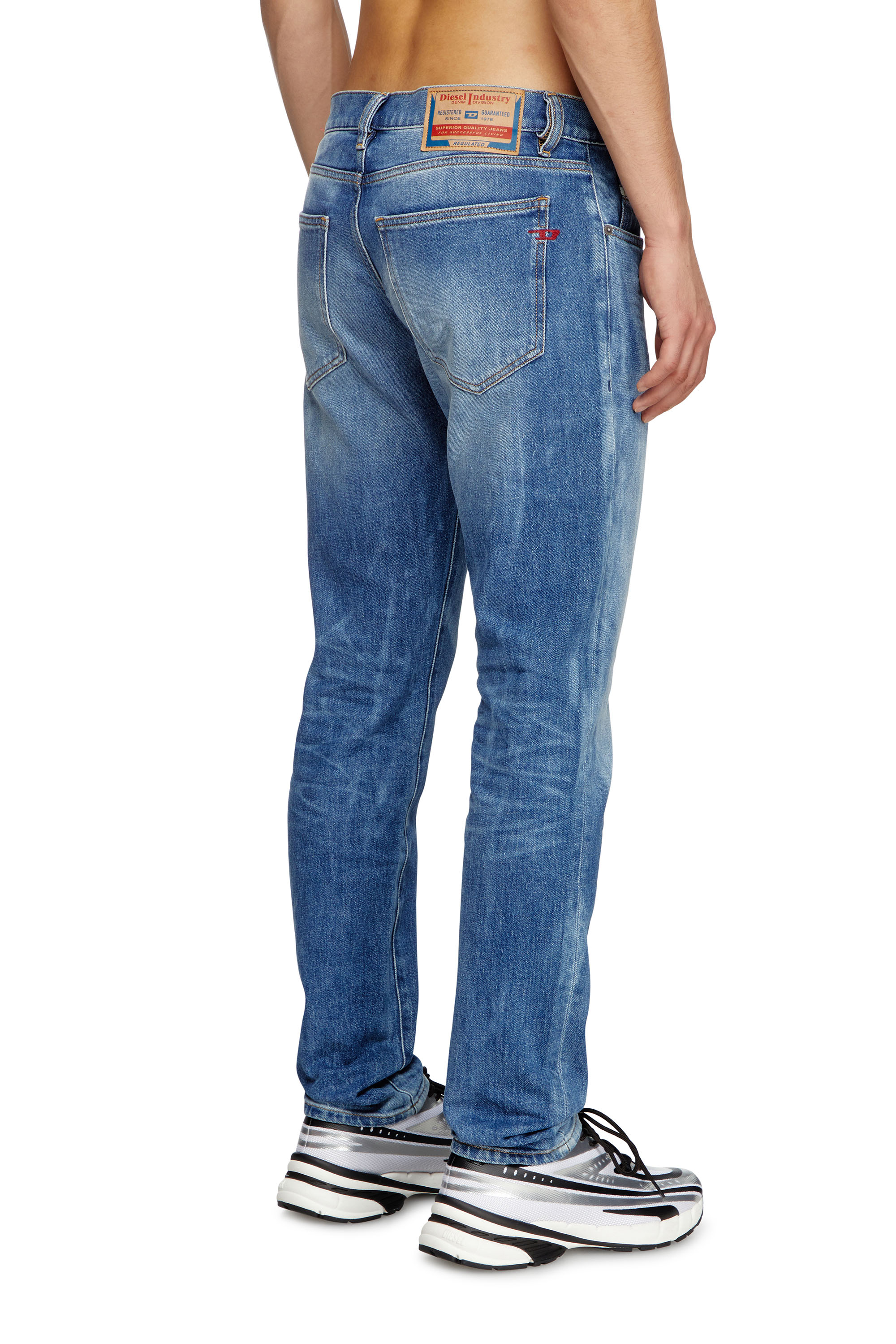 Diesel - Slim Jeans 2019 D-Strukt 09L19 Uomo, Blu medio - Image 4