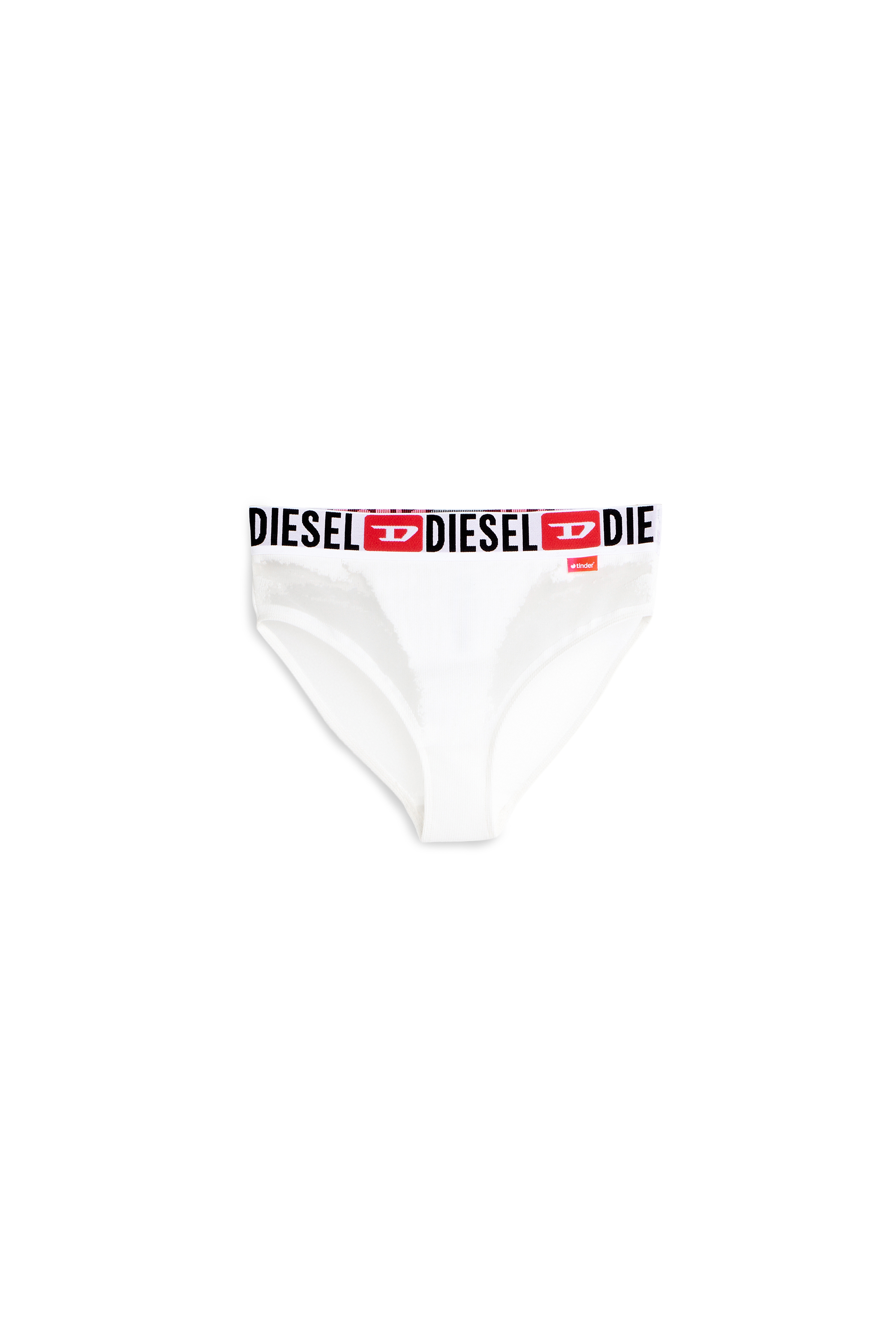 Diesel - PR-SAM-D-CORE, Slip con effetto devor&eacute; trasparente Donna in Bianco - 2