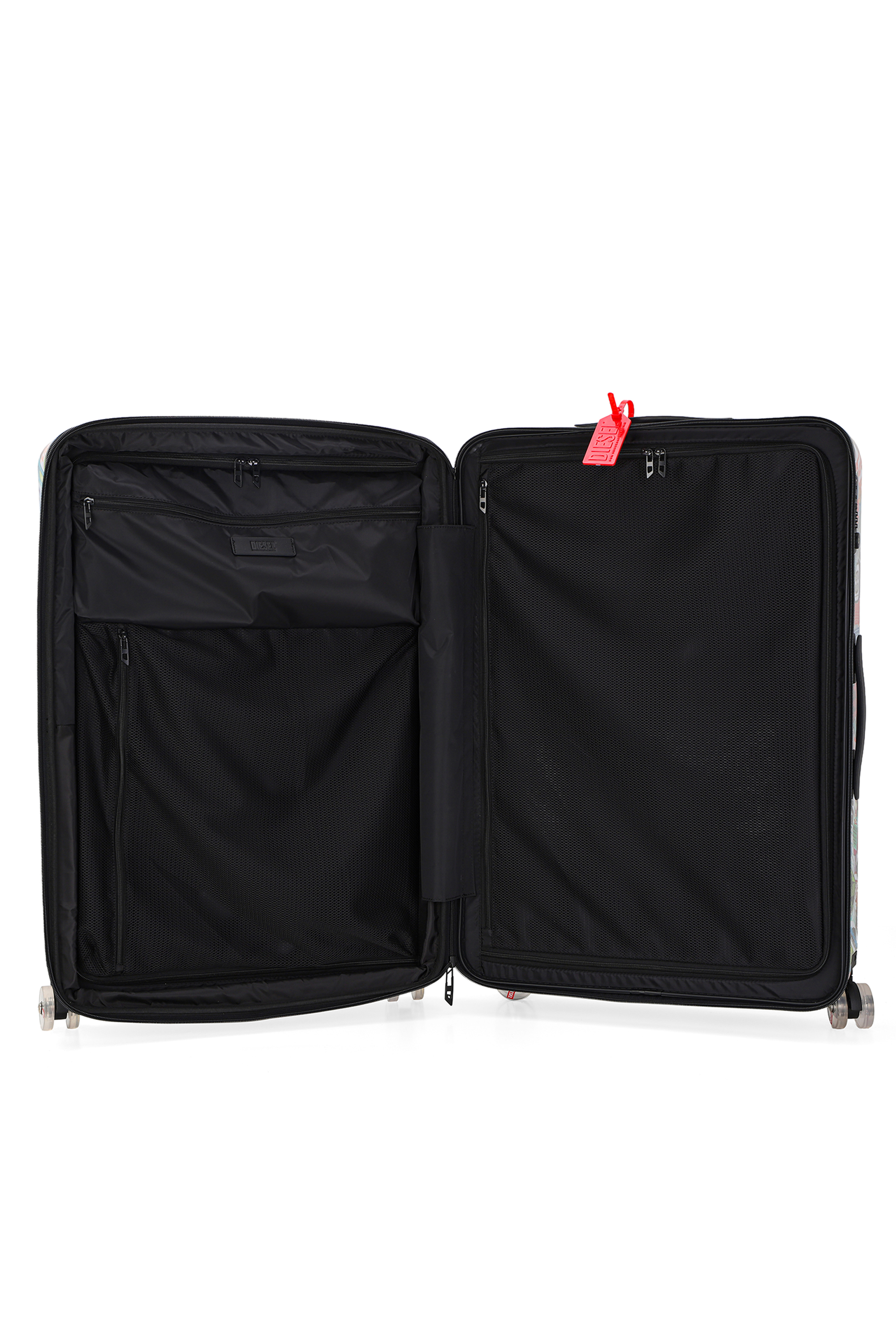 Diesel - DIESEL PC PRINTED TROLLEY-STICKERS- DSL0, Valise style sticker taille L Mixte in Polychrome - 4