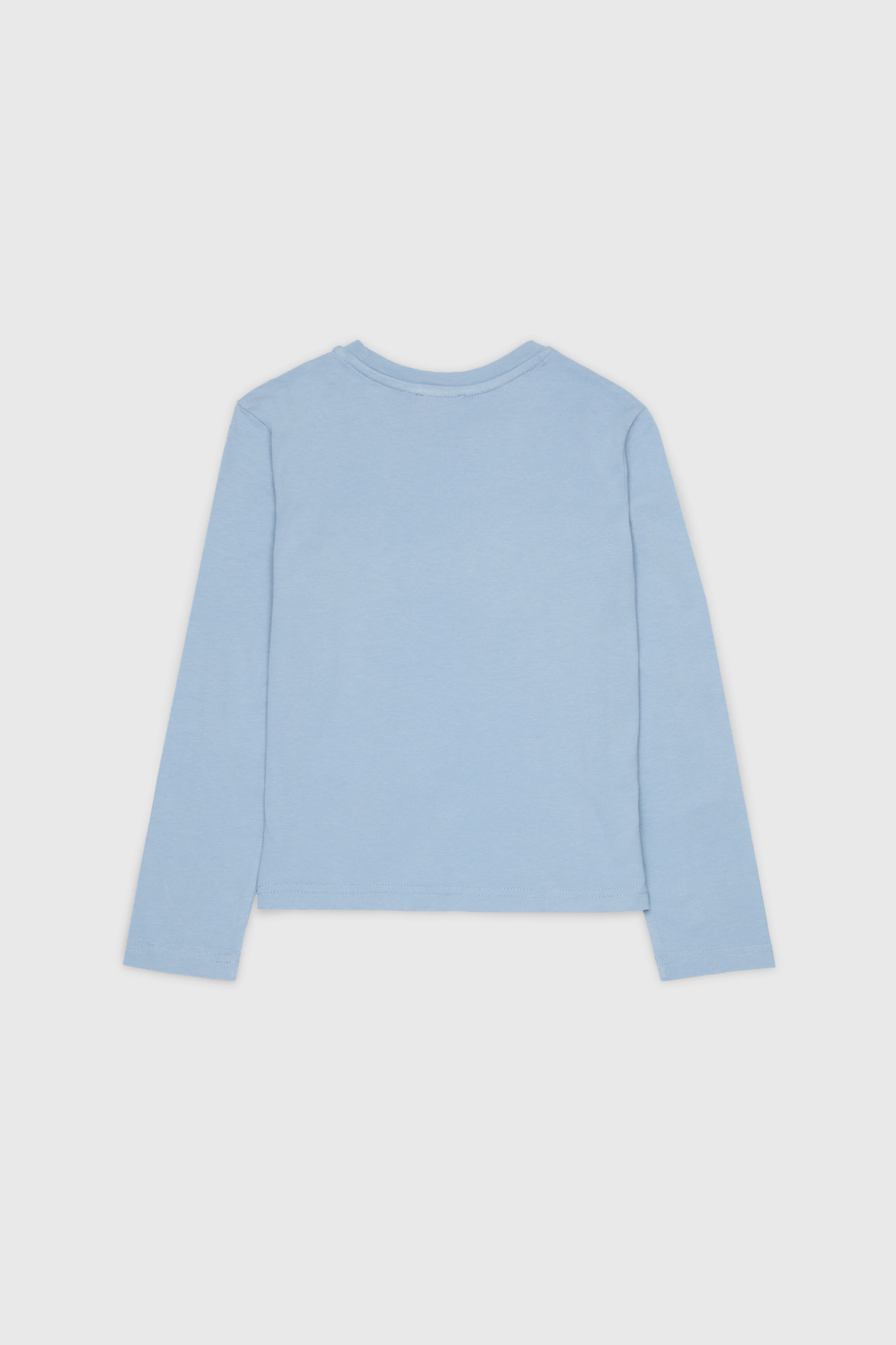 Diesel - TLIBBY, Damen Langarm-T-Shirt mit ausgefranstem Logo-Patch in Blau - 2