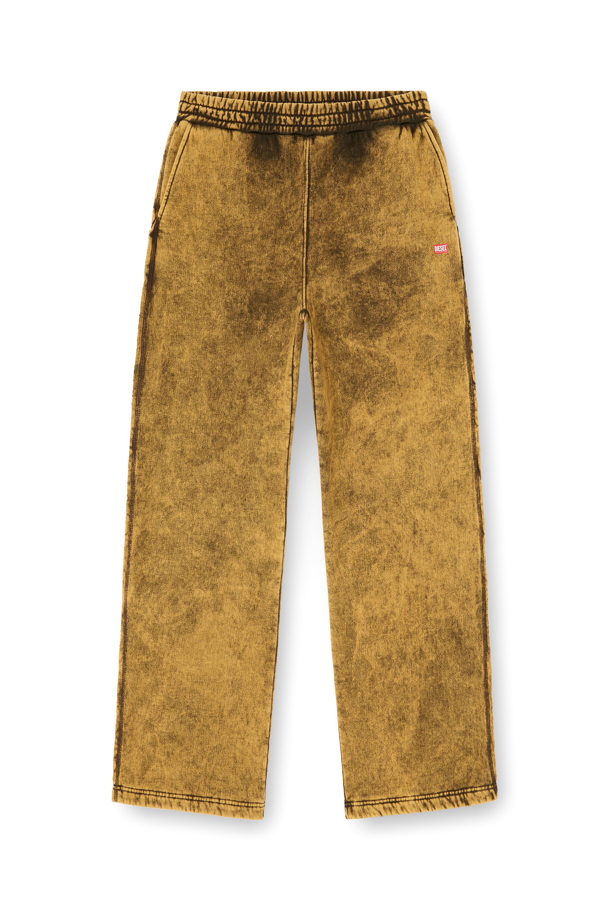 Diesel - P-MARTAINS-RAW, Pantalon de surv&ecirc;tement acid wash &agrave; bords bruts Homme in ToBeDefined - 4
