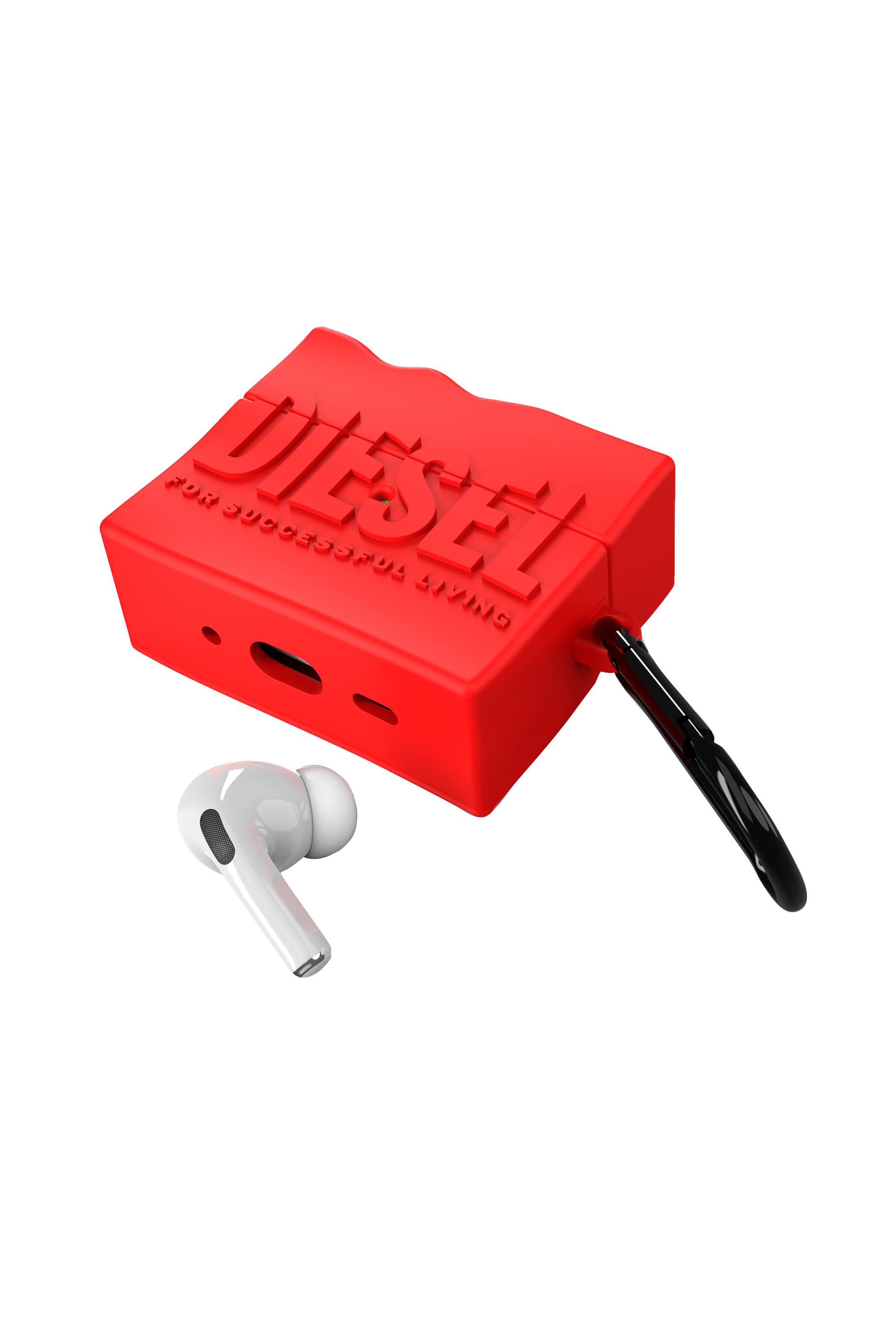 Diesel - 54135 AIRPOD CASE, Unisex Cover D By Airpods Pro / Pro 2 in Rosso - Image 3