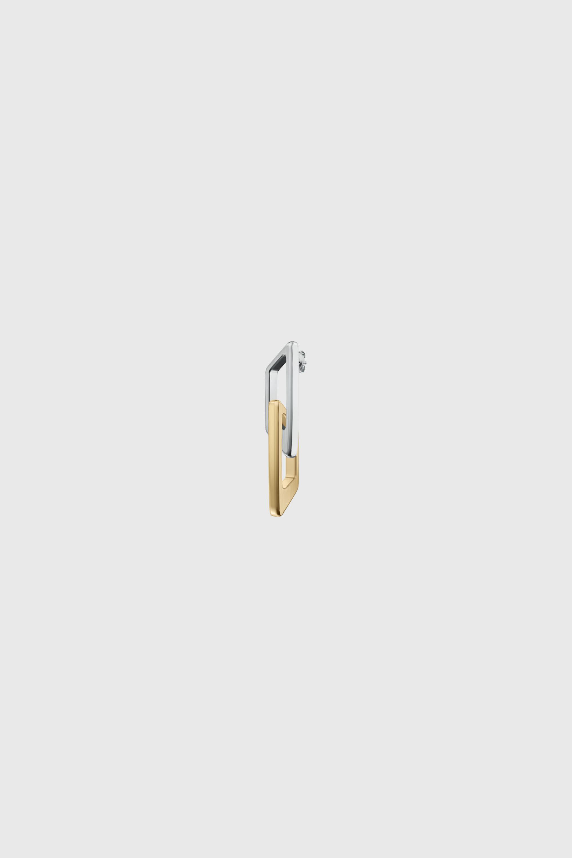 Diesel - DX1685931  JEWELLERY, Boucle d&rsquo;oreille pendante en acier inoxydable Mixte in Gris argent&eacute; - 1