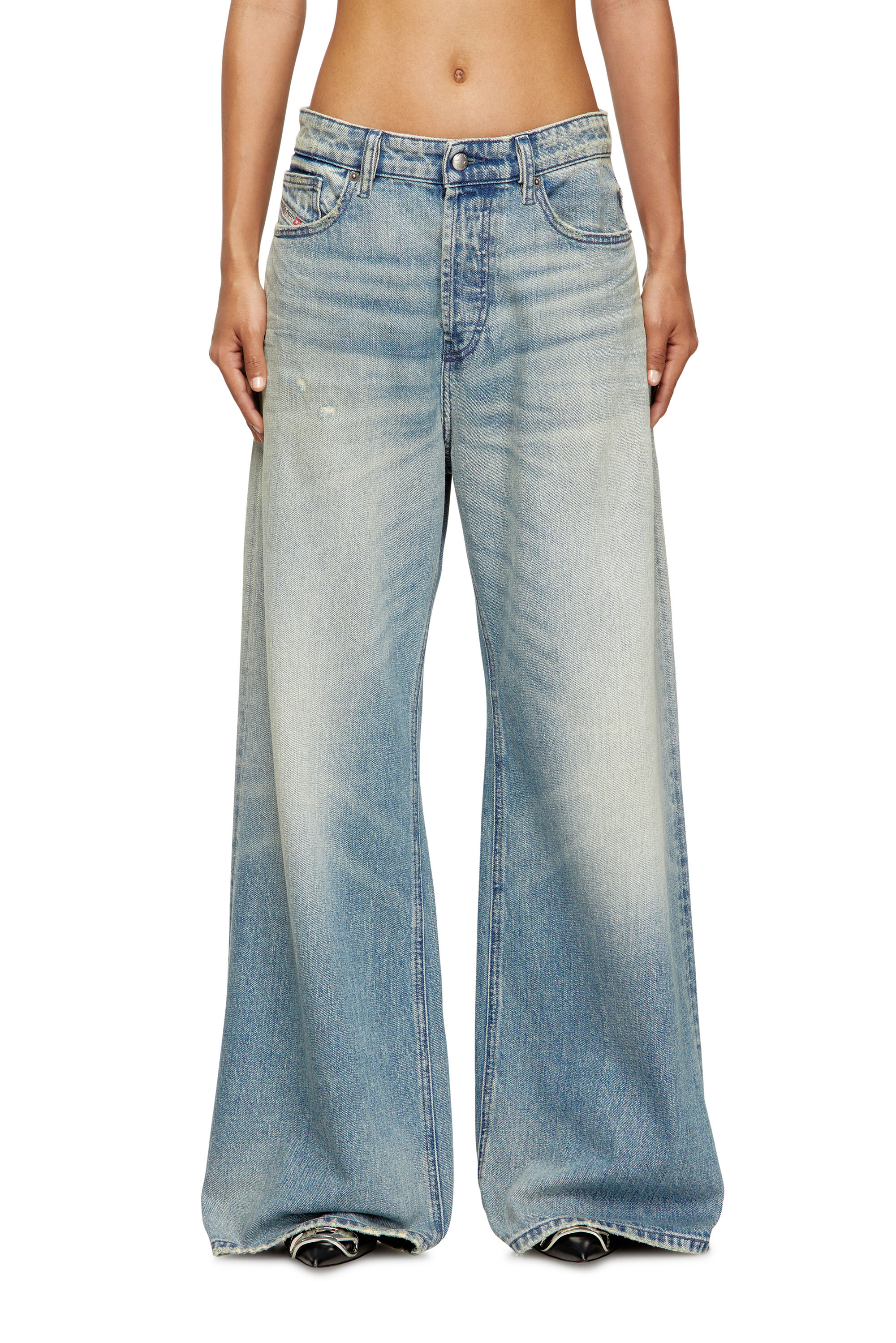Relaxed Jeans 1996 D-Sire 0DBEC, Hellblau Diesel - Damen Relaxed Jeans 1996 D-Sire 0DBEC, Hellblau - 3
